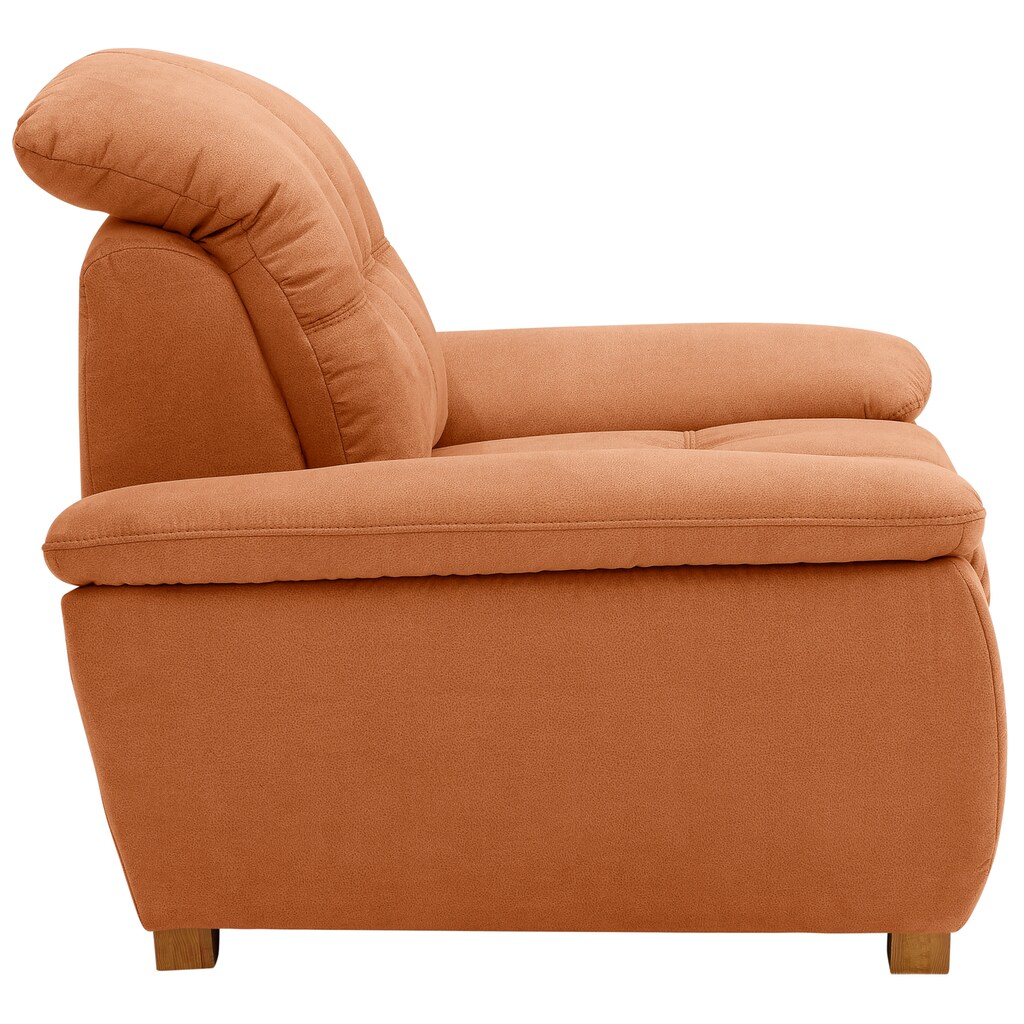 Home affaire Sessel »Lotus Home Luxus«, wahlweise mit Kopfteilverstellung und Aqua Clean-Bezug für leichte Reinigung mit Wasser, bis zu 140 kg belastbar