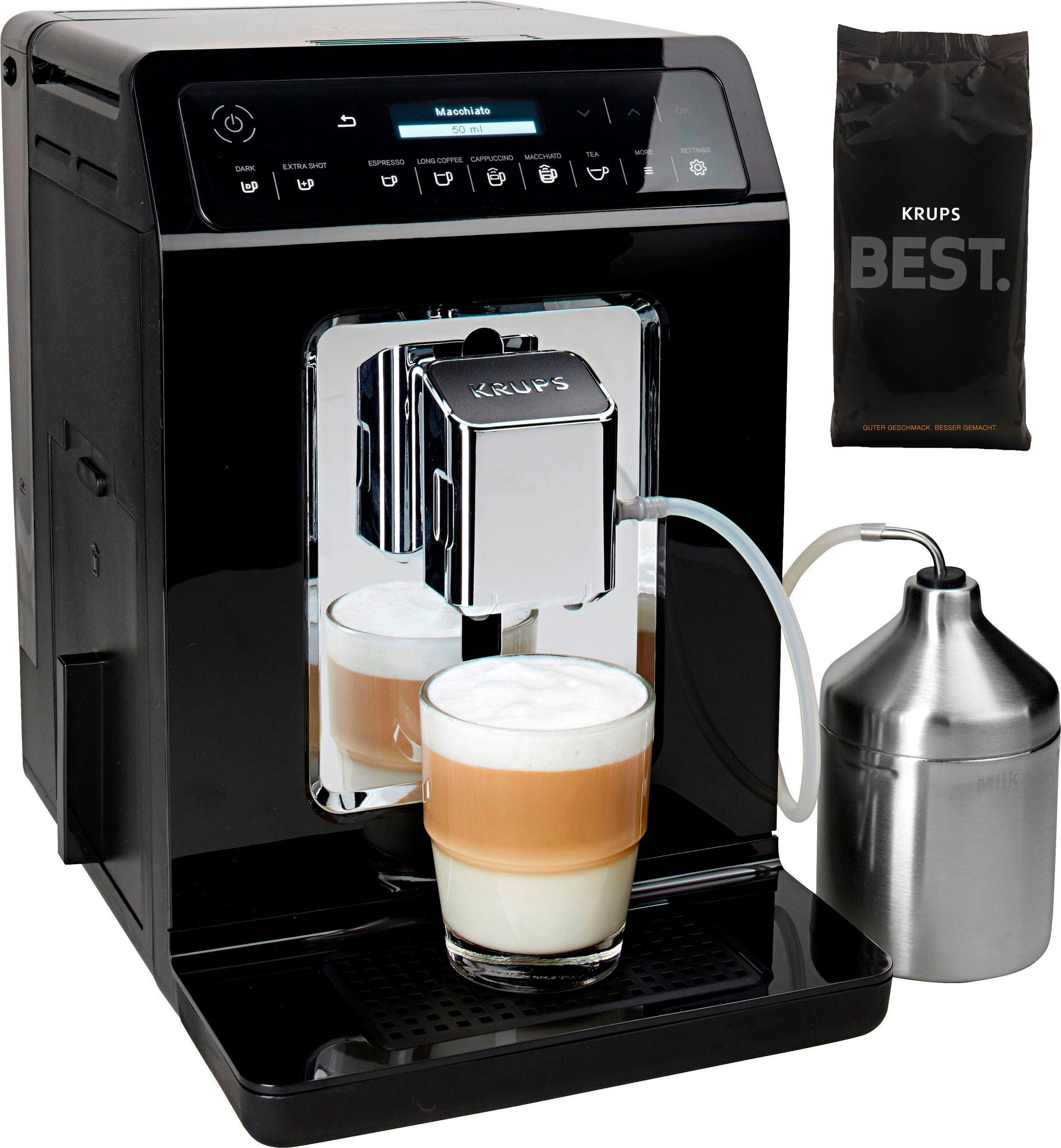 Bild von Krups Kaffeevollautomat »EA8918 Evidence«, OLED-Display, 12 Kaffee- und3 Tee-Variationen, 2-Tassen Funktion