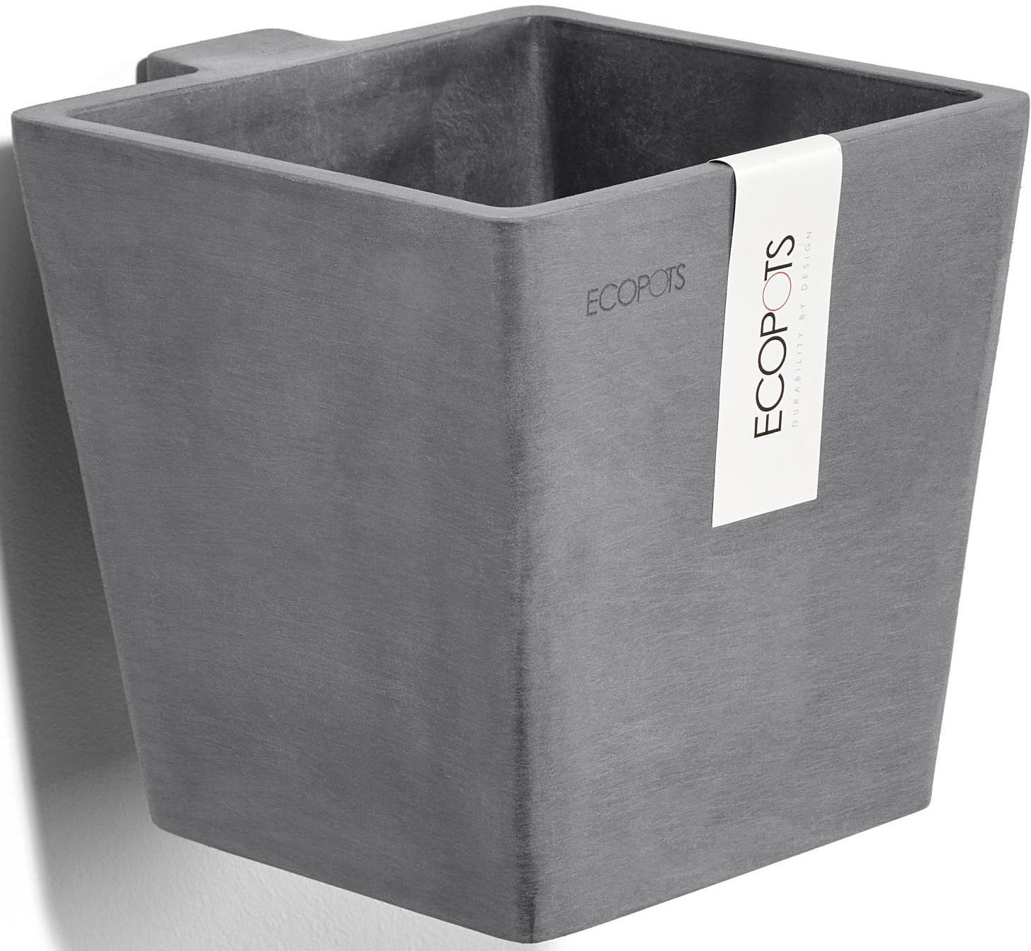 ECOPOTS Blumentopf »MANHATTAN S Grey« BxTxH: 17,2x17,515 cm