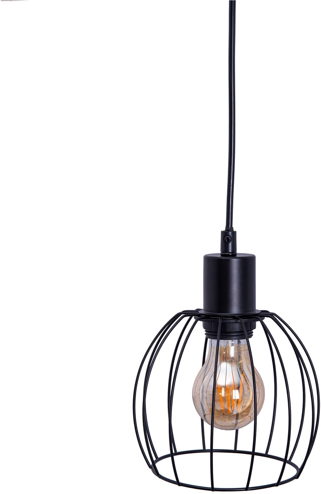 näve Pendelleuchte »4er Pendelleuchte "WOODLAND"« E27 1 Stk. retro optik