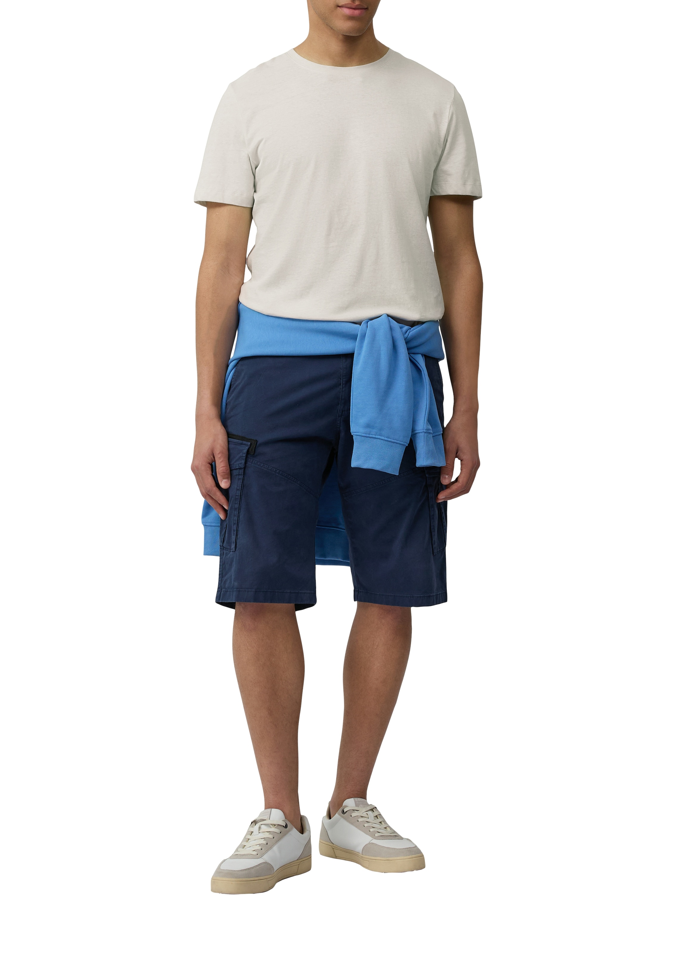 s.Oliver T-Shirt, mit Leinenanteil