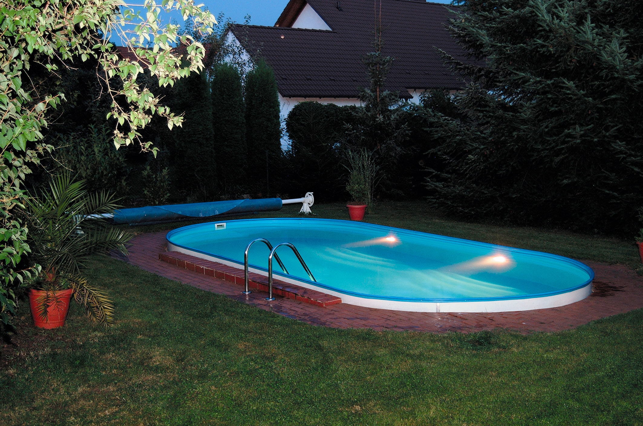 my POOL BWT Ovalpool »PREMIUM mit blauer Innenfolie« Höhe 120 cm, in verschiedenen Größen
