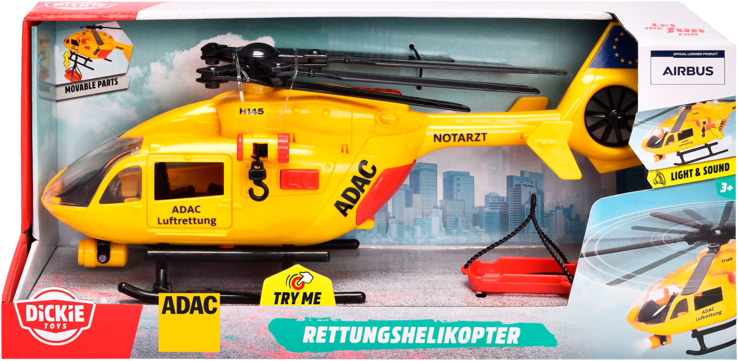 Dickie Toys Spielzeug-Hubschrauber »ADAC Rettungshelikopter« mit Licht und Sound