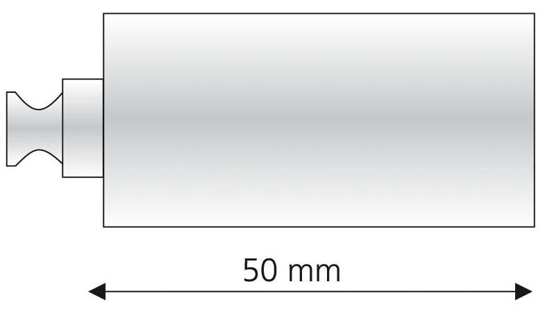 Liedeco Trägerverlängerung, (1 St.), für Gardinenstangen Ø 20 mm