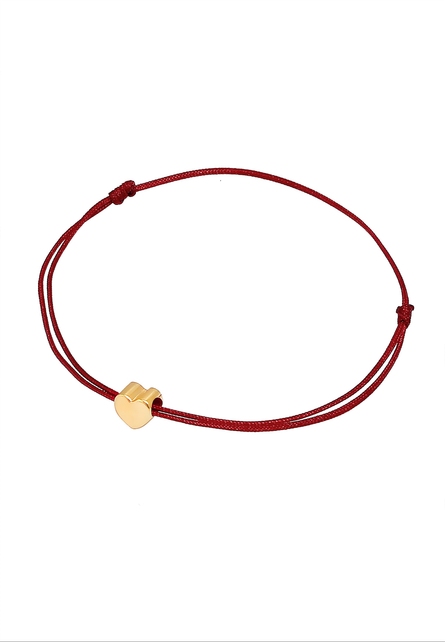 Elli Armband »Herz Liebe Textil Romantik 925 Silber«