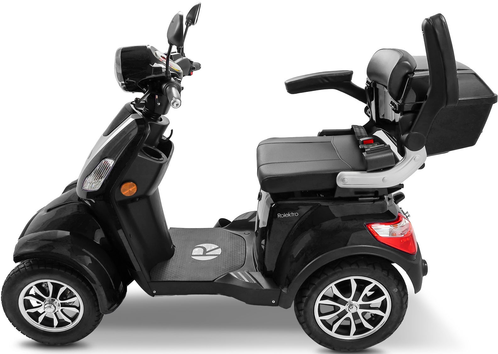 Rolektro Elektromobil »Rolektro E-Quad 25 V.3, Lithium Akku« 25 km/h mit Topcase, 