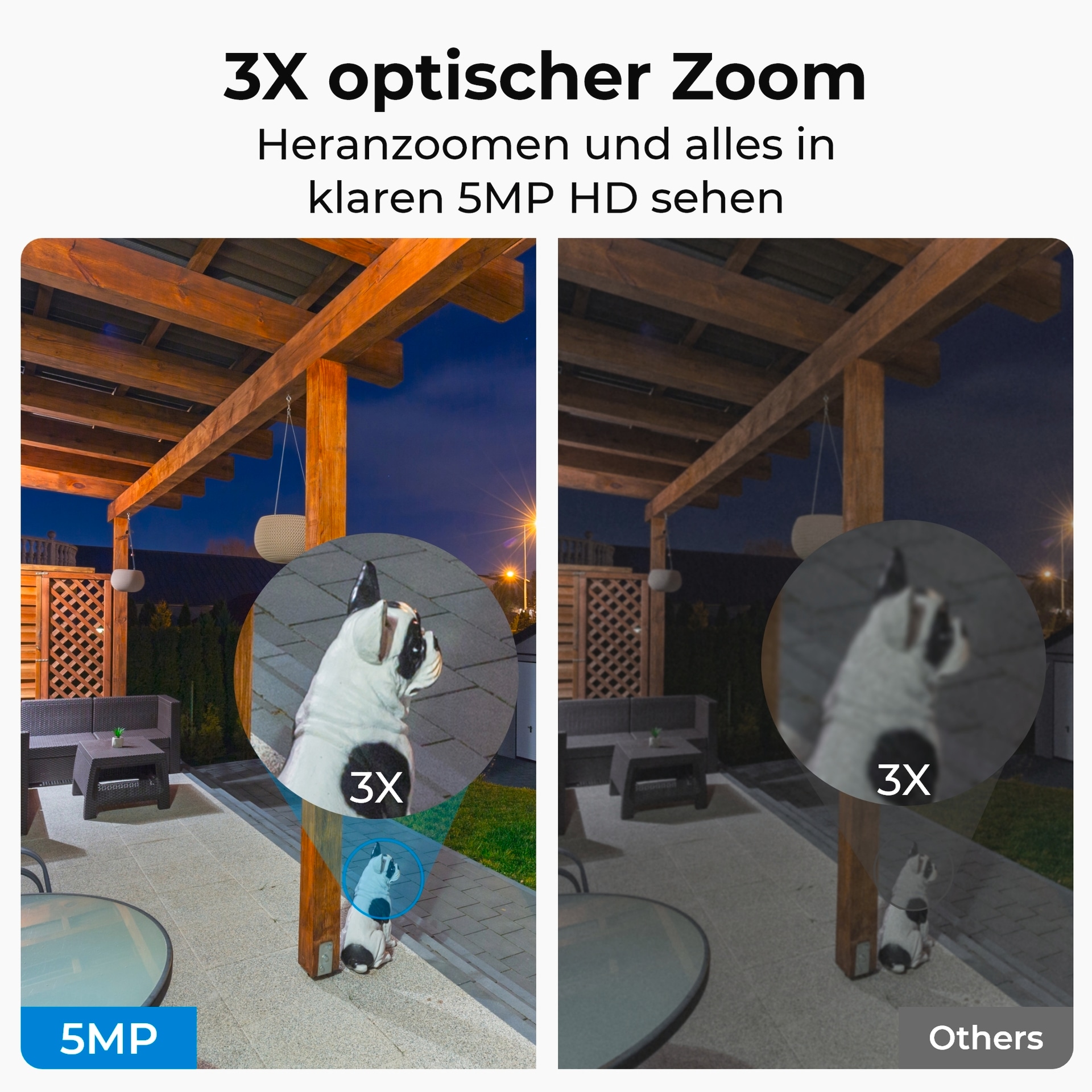 Reolink Überwachungskamera »Hub 1 + E Series E540-B WiFi-Outdoor«, Außenbereich
