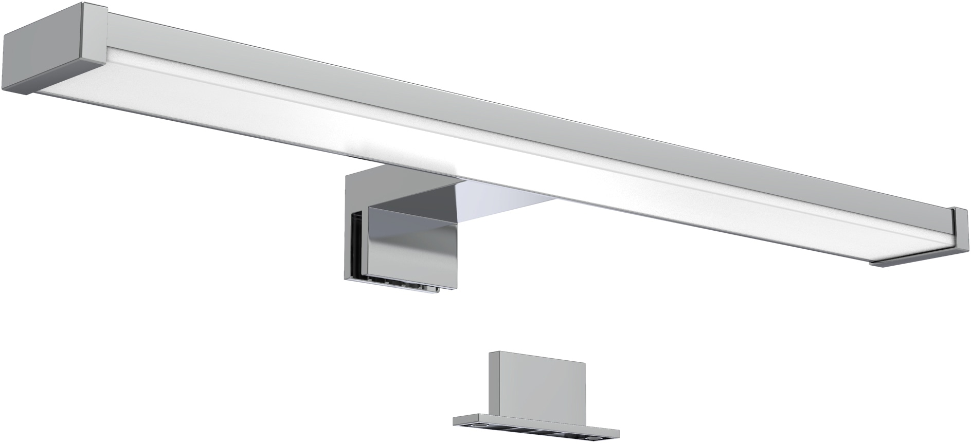 B.K.Licht Spiegelleuchte, 1 flammig, Leuchtmittel LED-Board   LED fest inte günstig online kaufen
