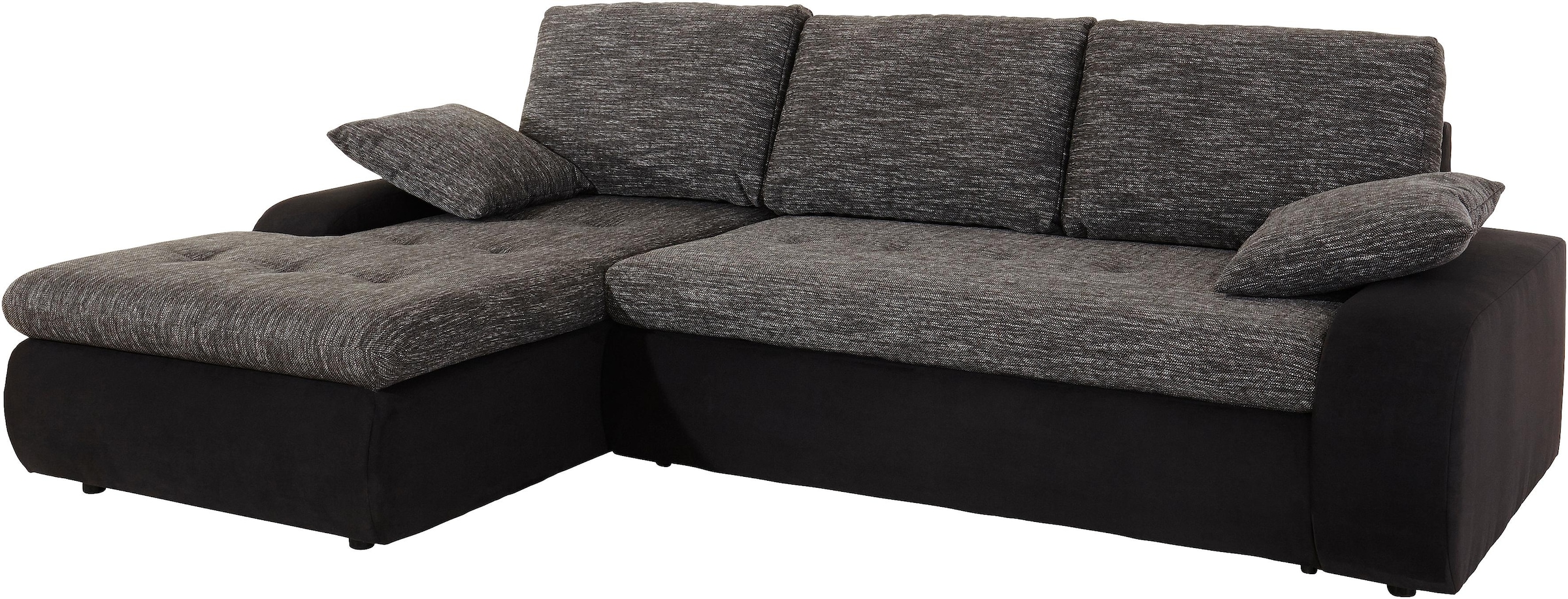 TRENDMANUFAKTUR Ecksofa »Indie, modern und bequem, Materialmix, OTTOs Choice, L-Form«, wahlweise XL oder XXL