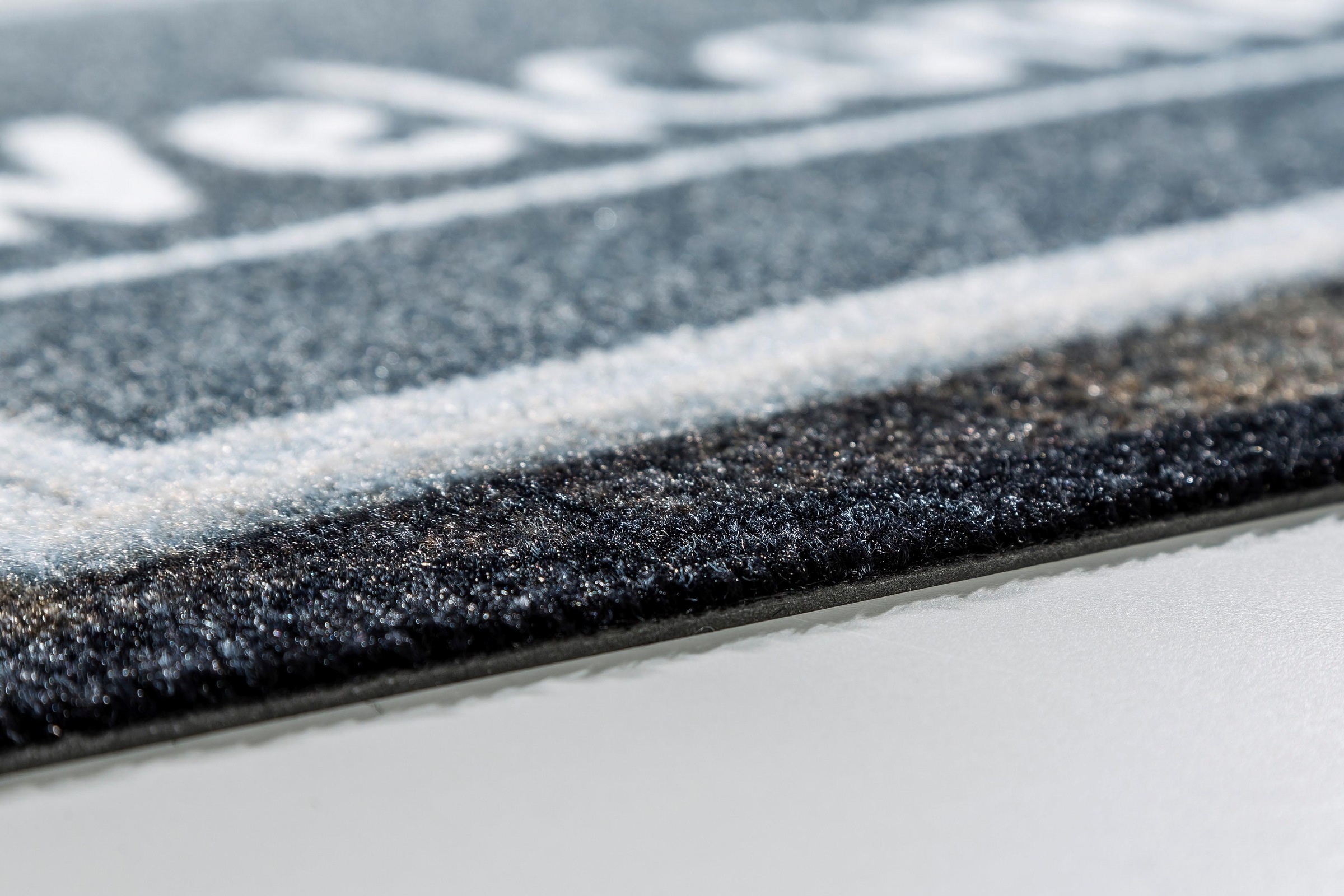 ASTRA Fußmatte »Deco Brush 1630, Welcome«, rechteckig, 7 mm Höhe, Schmutzfangmatte, mit Spruch, In -und Outdoor geeignet