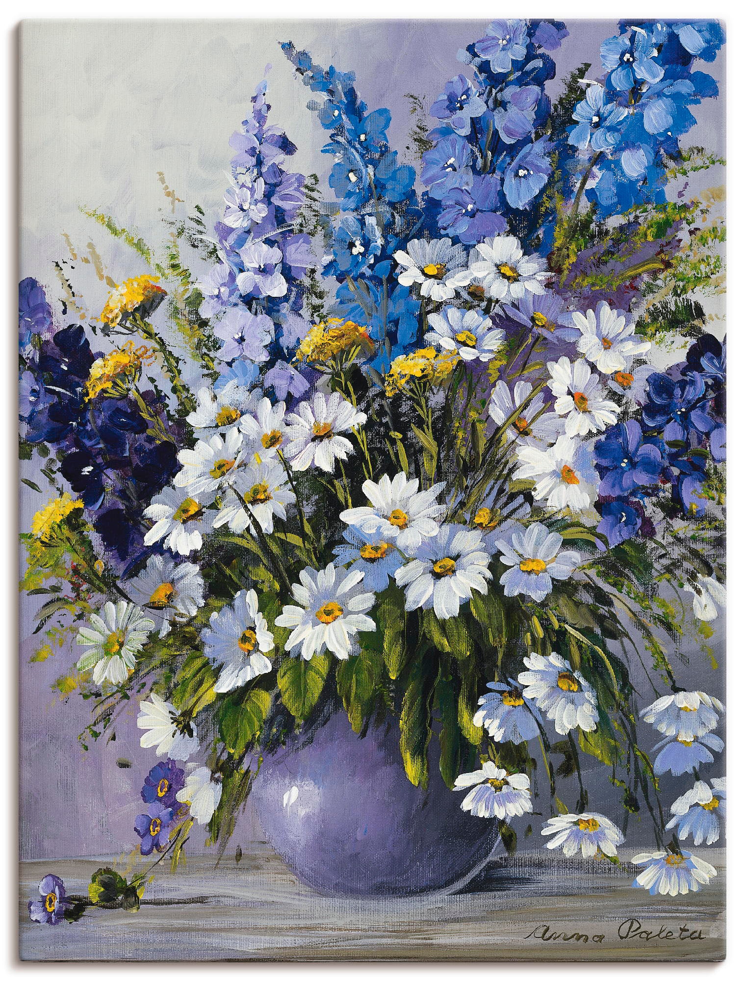 Artland Wandbild »Rittersporn«, Blumen, (1 St.), als Leinwandbild, Poster in verschied. Größen