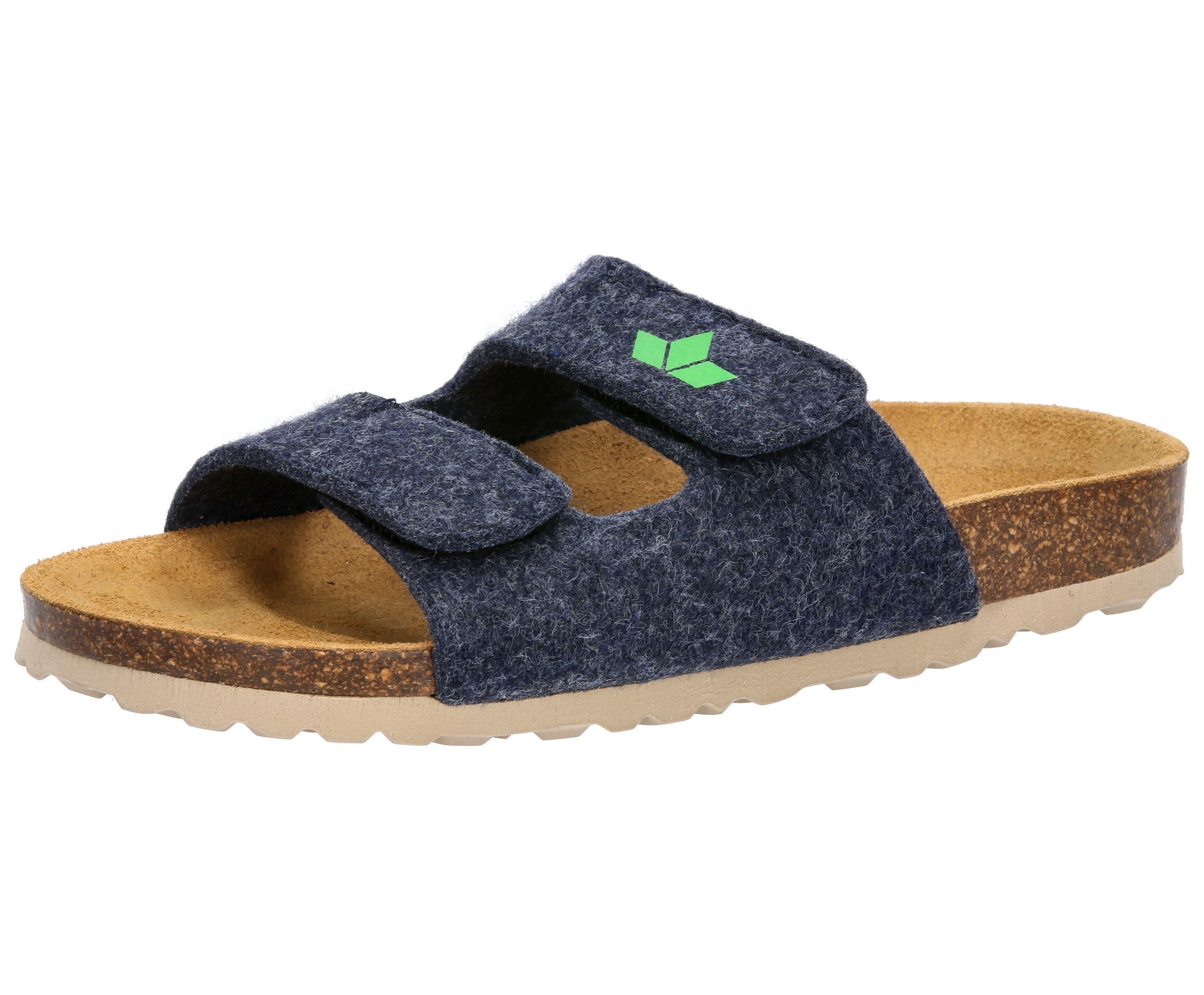 Lico Bioline Velcro Sabots Unisex Per Bambini E Ragazzi – Ciabatte Con Suola EVA E Soletta In Pelle, Chiusura Regolabile