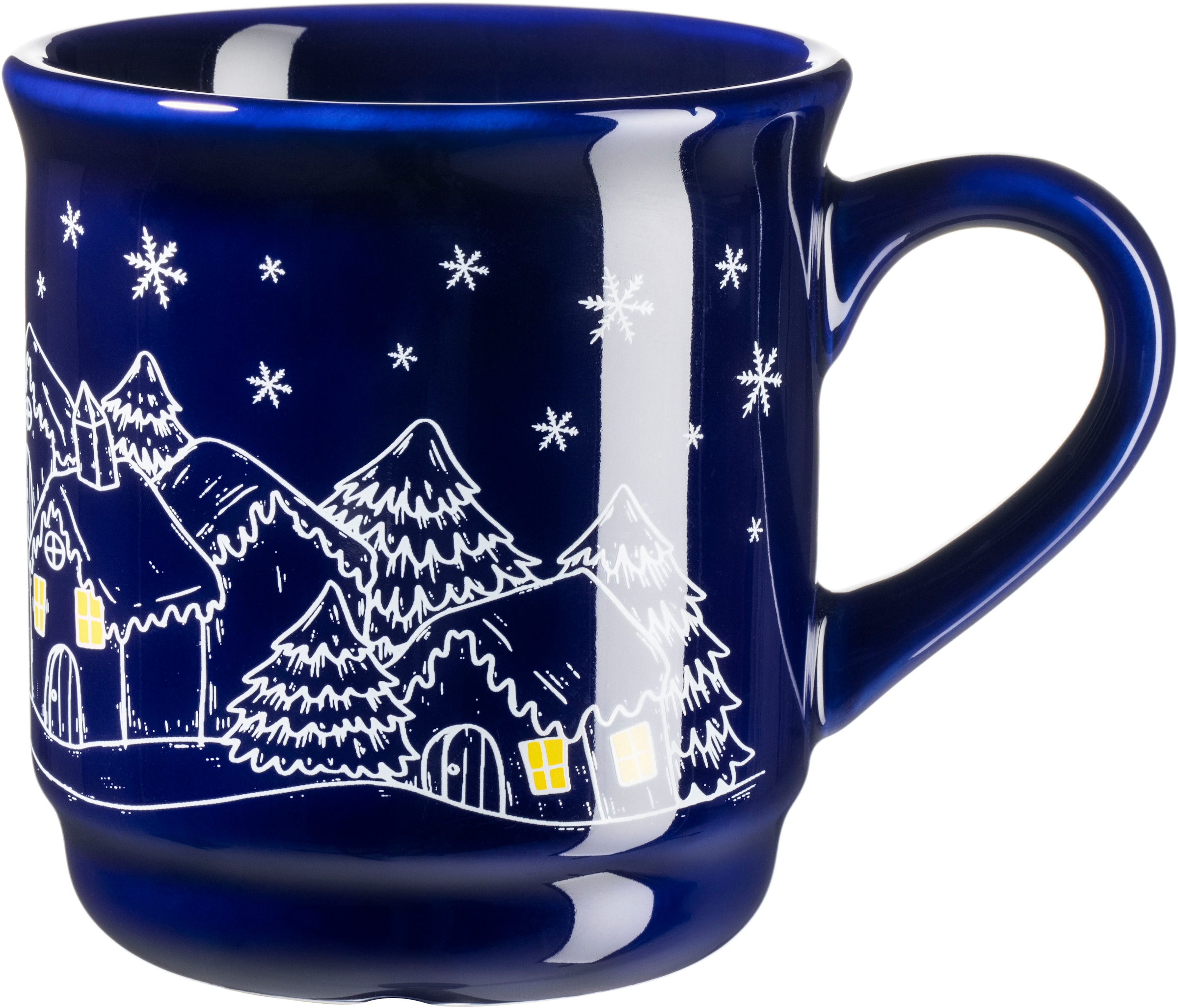 MÄSER Becher »Glühweinbecher mit weihnachtlichem Motiv, aus Steinzeug«, (Se günstig online kaufen