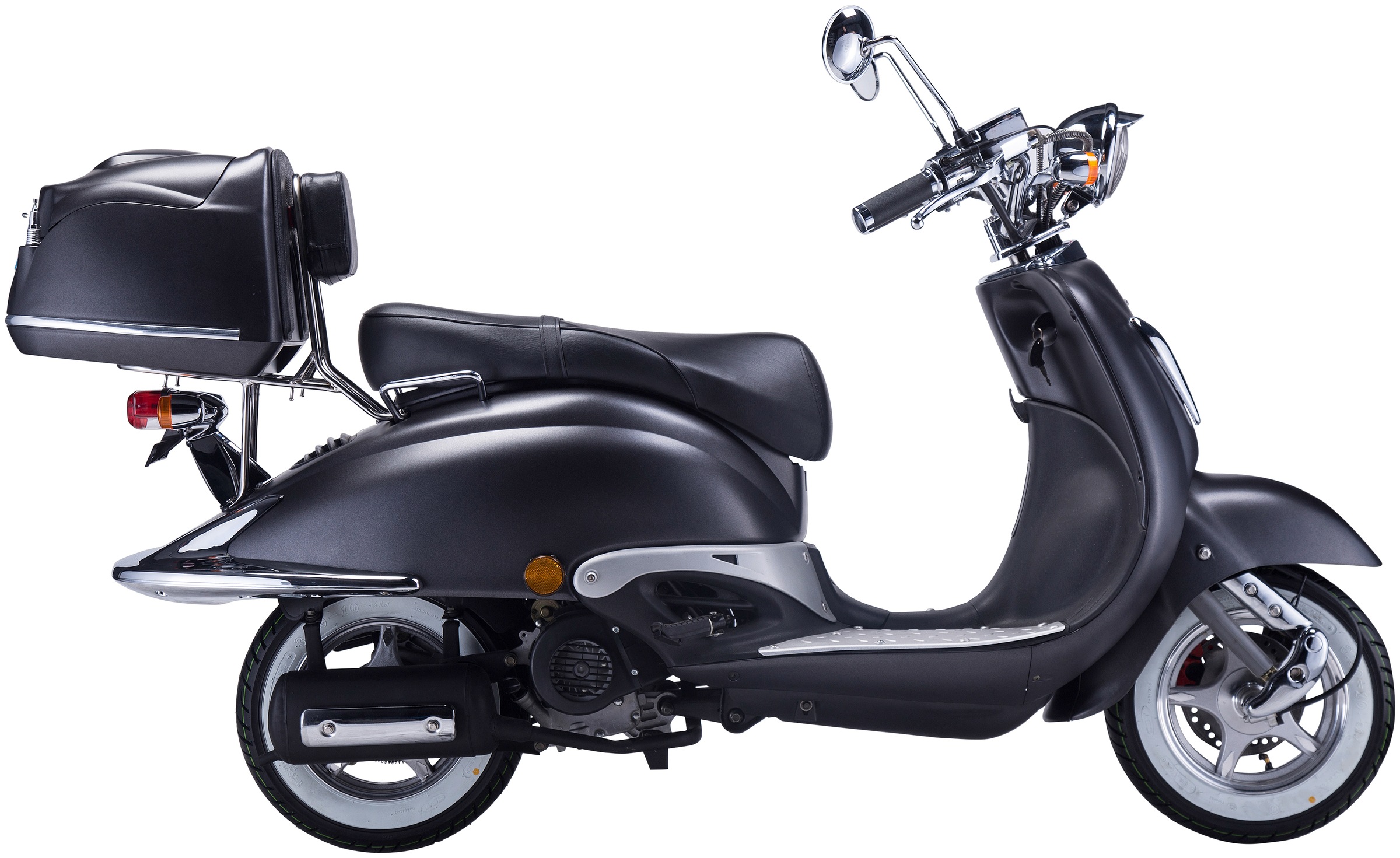 GT UNION Motorroller »Strada«, 50 cm³, 45 km/h, Euro 5, 3 PS, (Set), mit  Topcase jetzt im %Sale