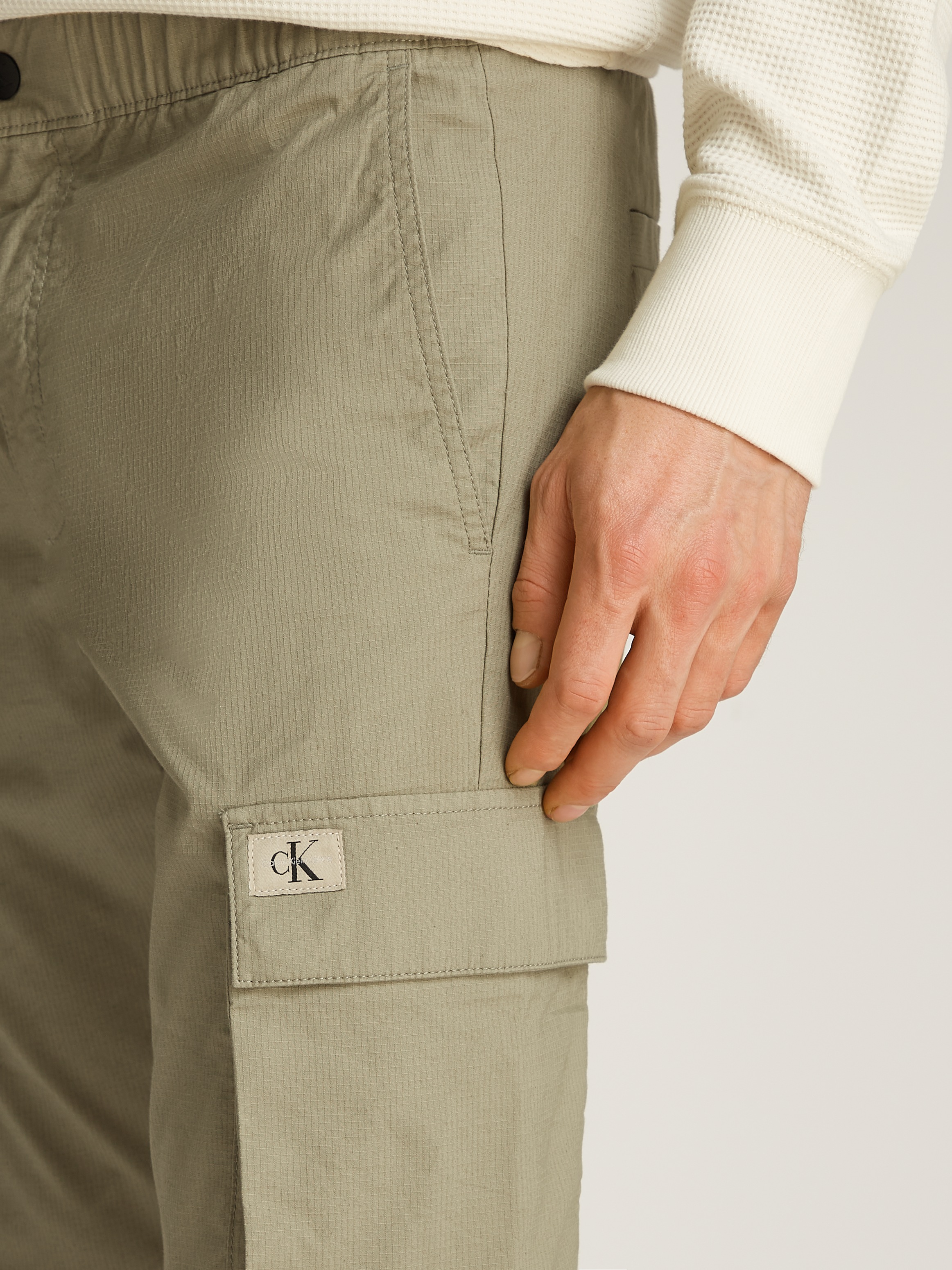 Calvin Klein Jeans Cargohose »SKINNY CARGO«, mit Logopatch