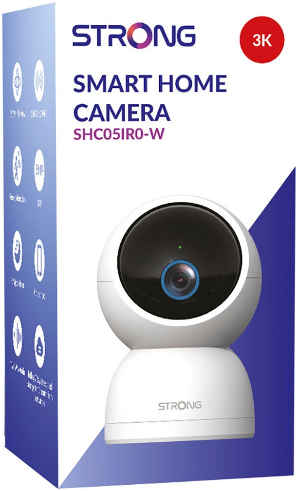 Strong Securitycam »5MP Smart Home Überwachungskamera«, 5-MP-Auflösung, Bewegungs- und menschliche Erkennung