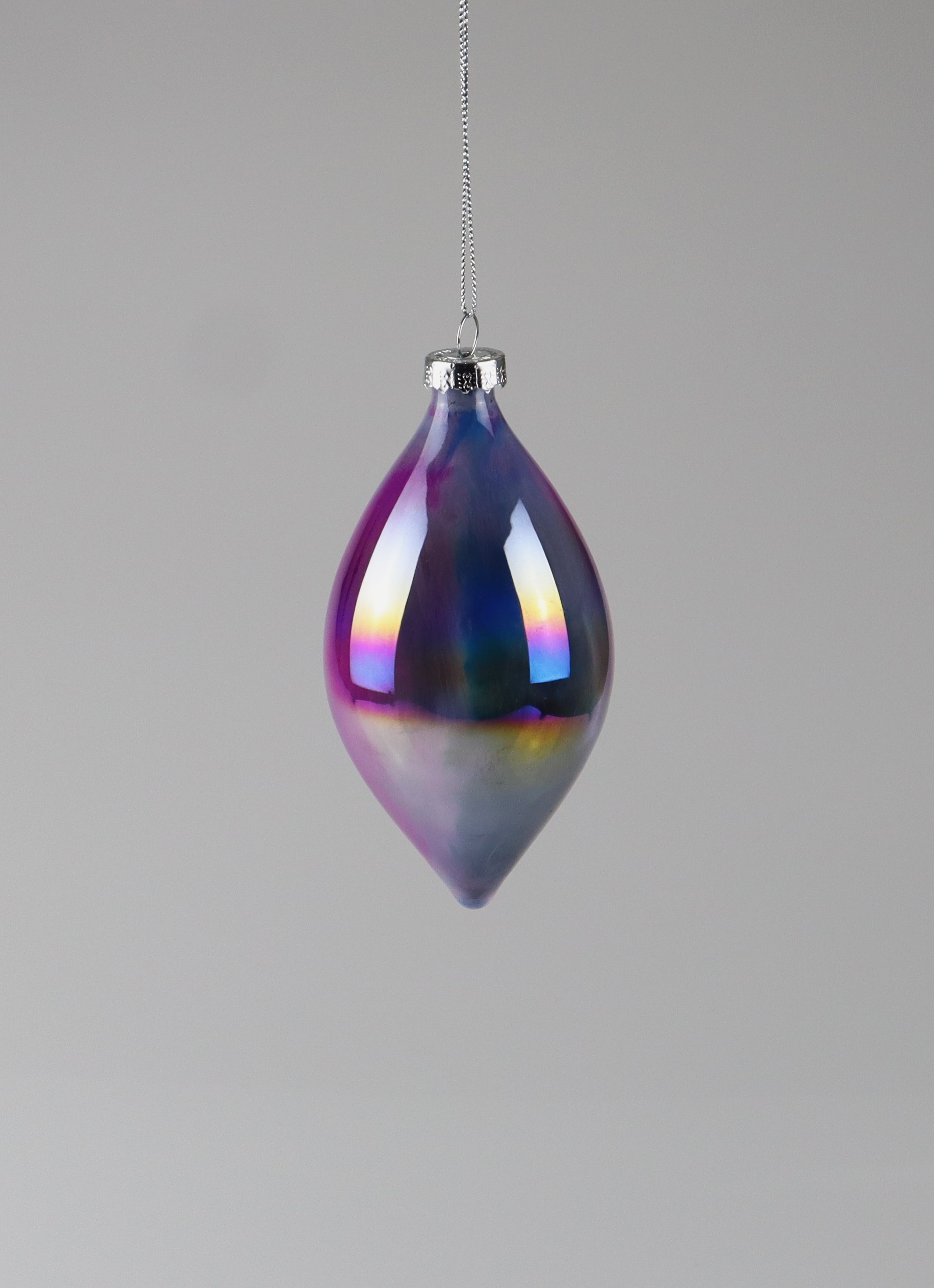 Dekokugel AM DESIGN "Weihnachstsdekoration aus Glas", irisierend, H:12cm