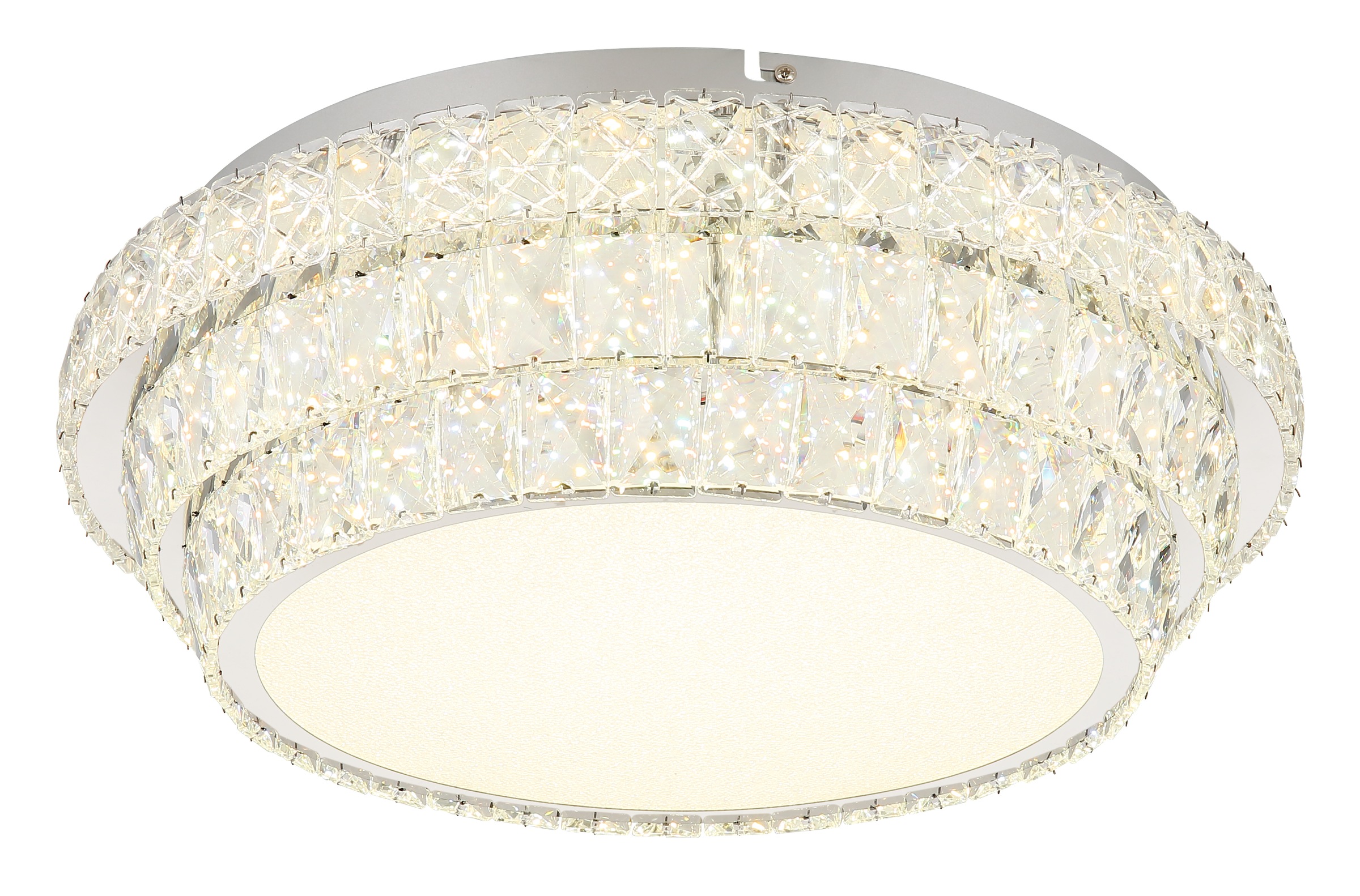 GLOBO LIGHTING LED Deckenleuchte »KLARA« LED-Modul Deckenlampe/Kristalle/Na günstig online kaufen