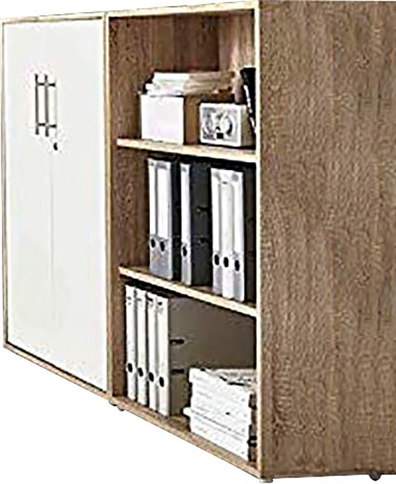 BMG Möbel Büromöbel-Set »TABOR 1 niedrig«, (Set, 2 tlg.) günstig online kaufen