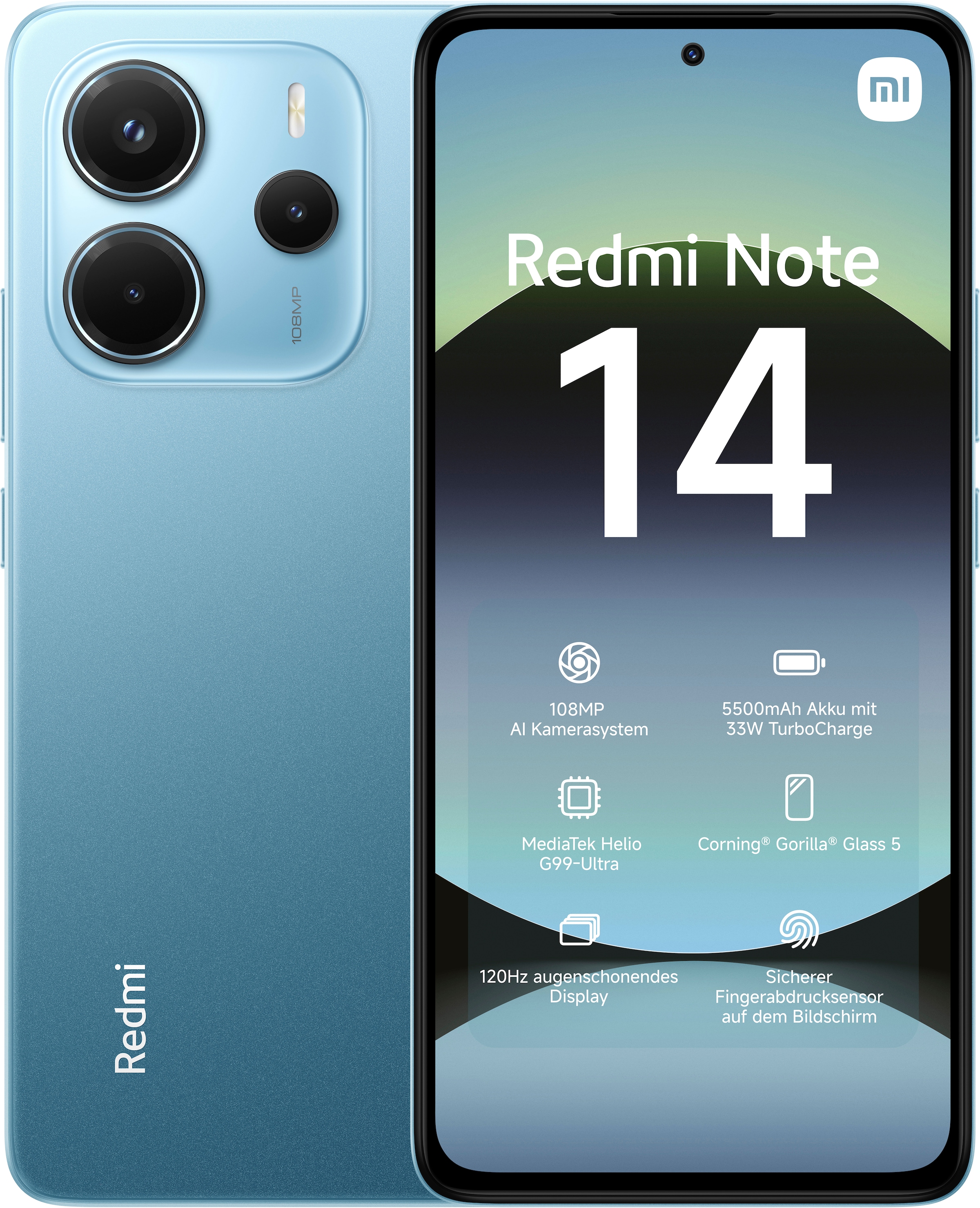 Xiaomi Smartphone »Redmi Note 14«, Blau
