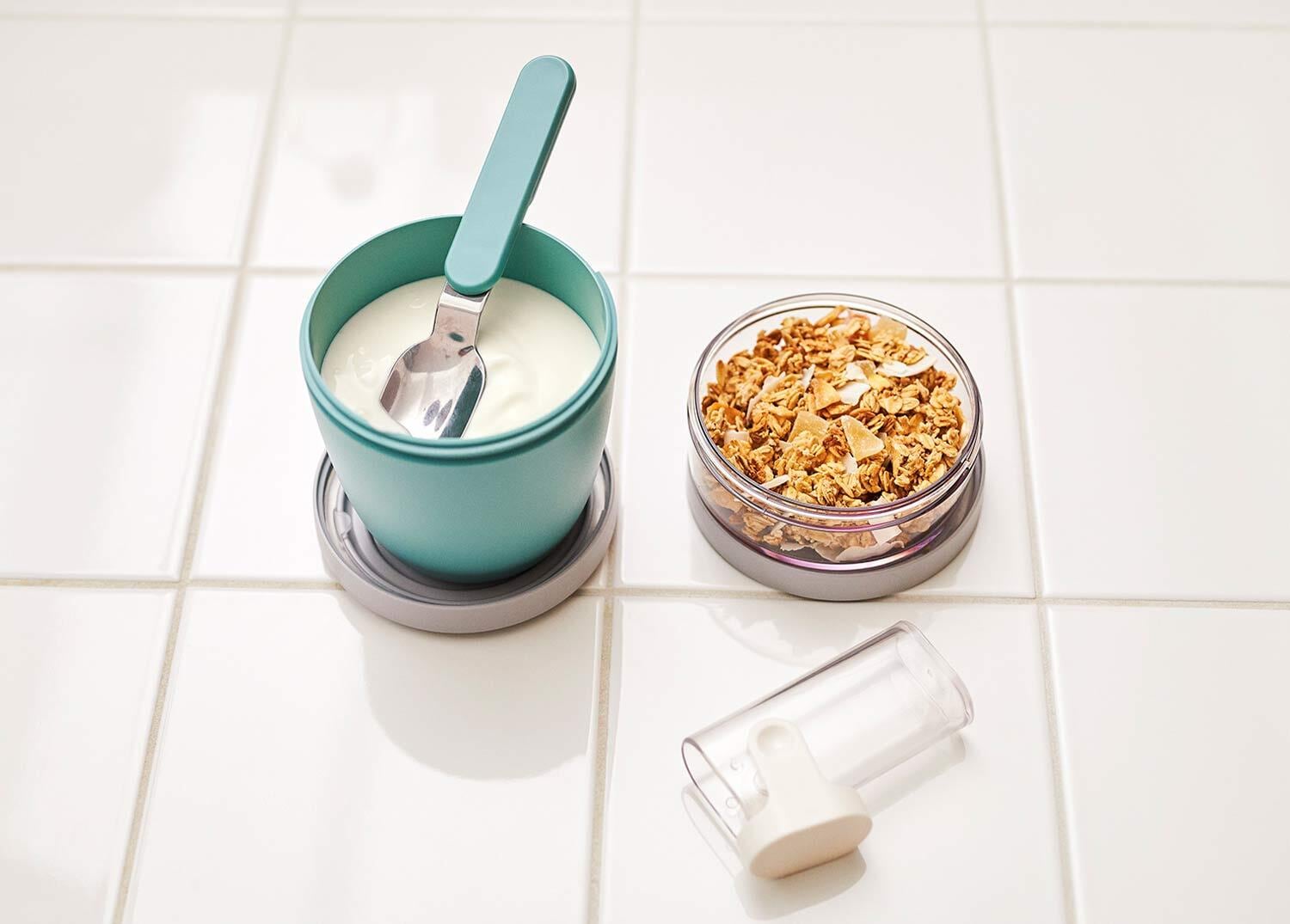Mepal Lunchbox »Thermo-Lunchpot + Faltbarer Löffel Ellipse 500 + 200 ml«, (3 tlg.)