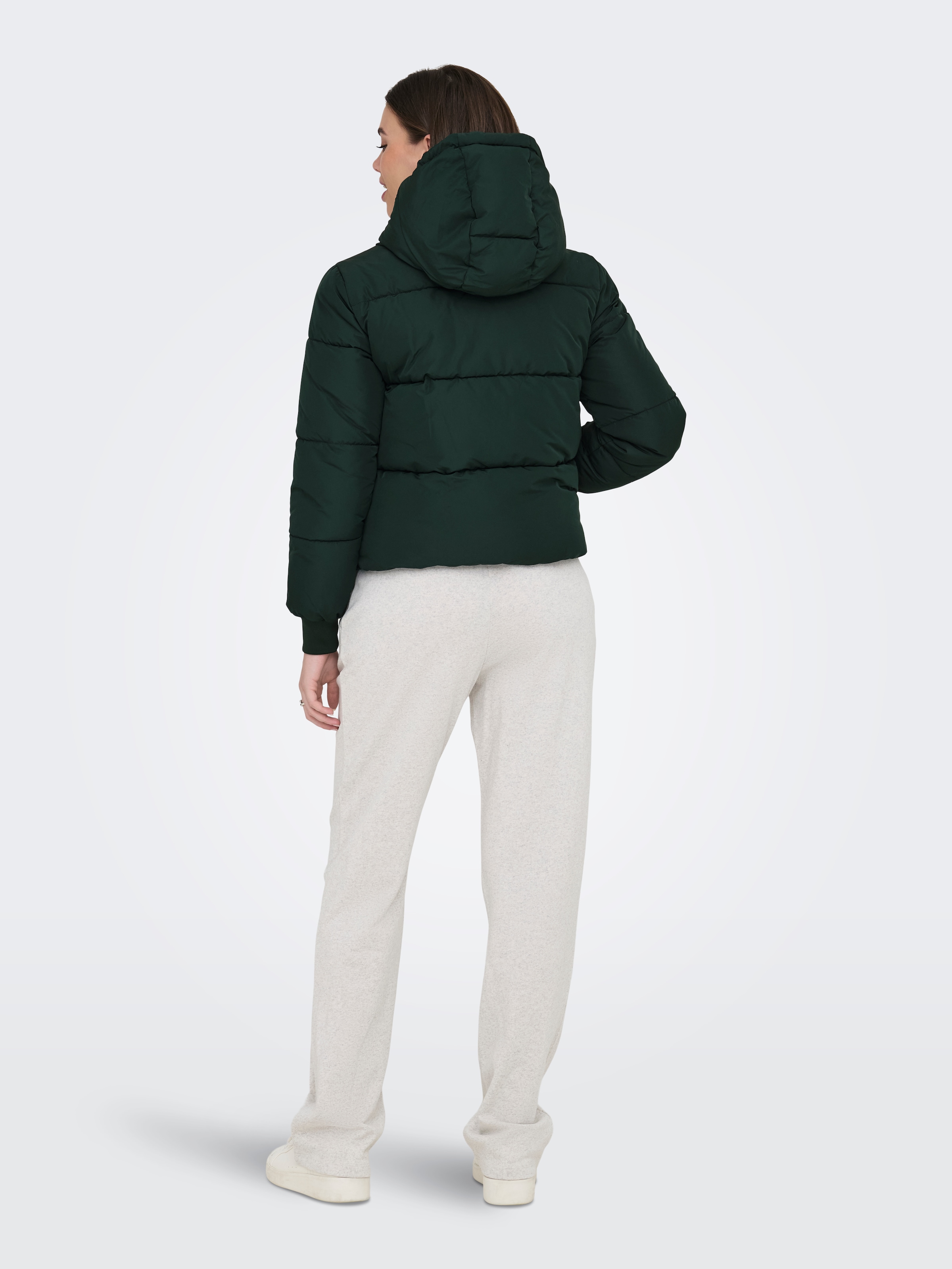 JDY Steppjacke »JDYNEWERICA LIFE SHORT HOOD JKT OTW NOOS« mit Kapuze