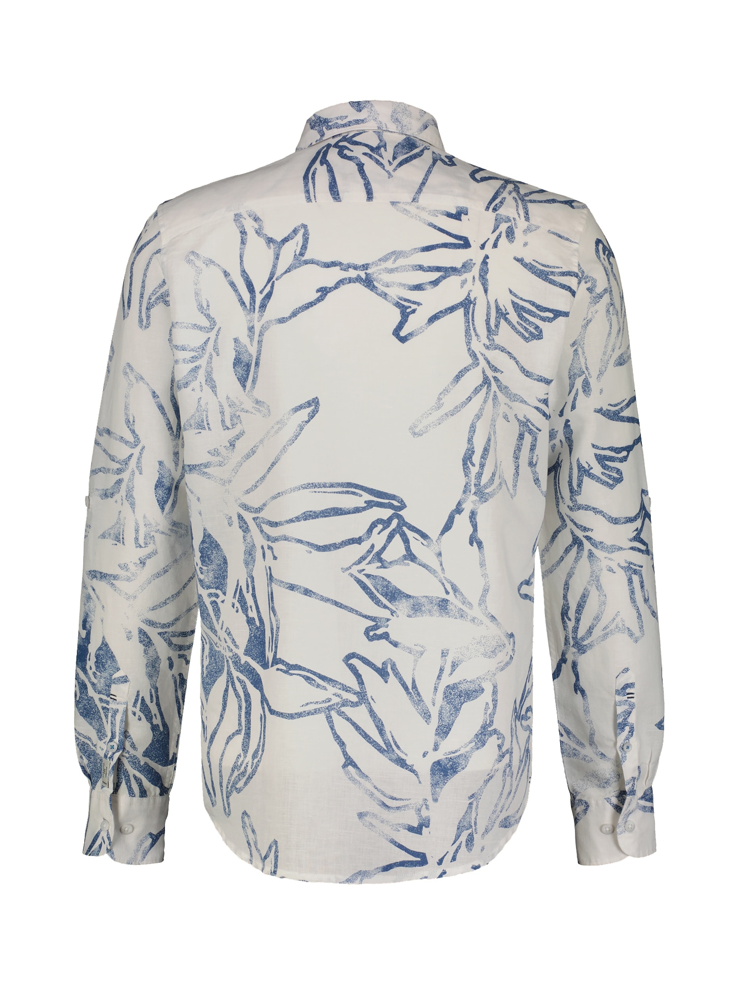 LERROS Langarmhemd »LERROS Herren Langarmhemd mit sommerlichem Alloverprint«