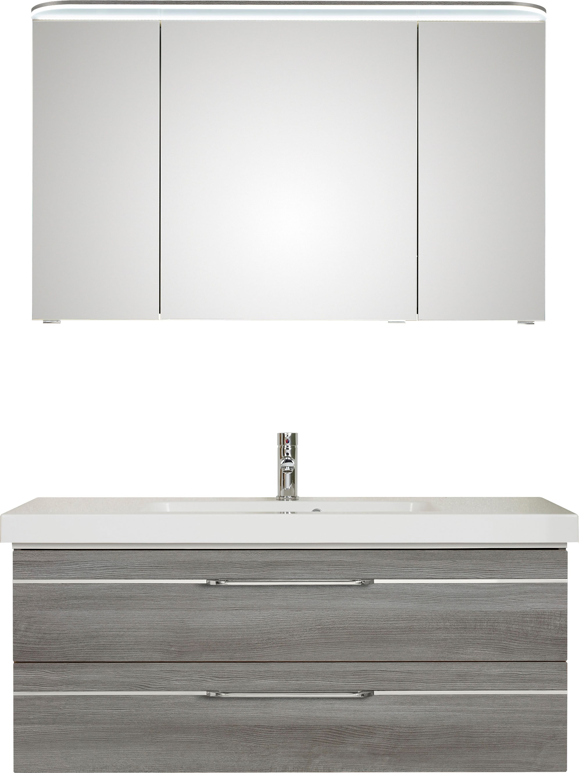 Saphir Badmöbel-Set »Balto Sprint 2-teilig, Mineralmarmor-Waschtisch mit LE günstig online kaufen