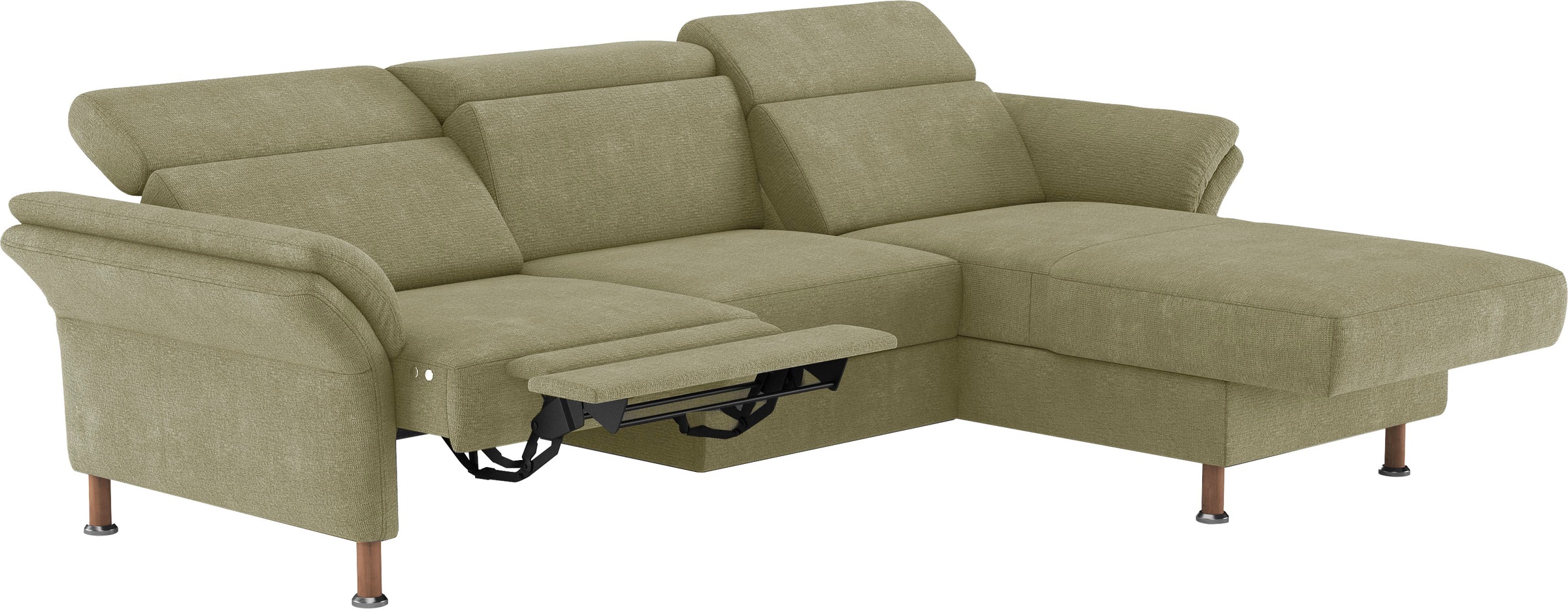 Home affaire Ecksofa »Calypso L-Form«, mit motorischen Funktionen im Sofa und Recamiere