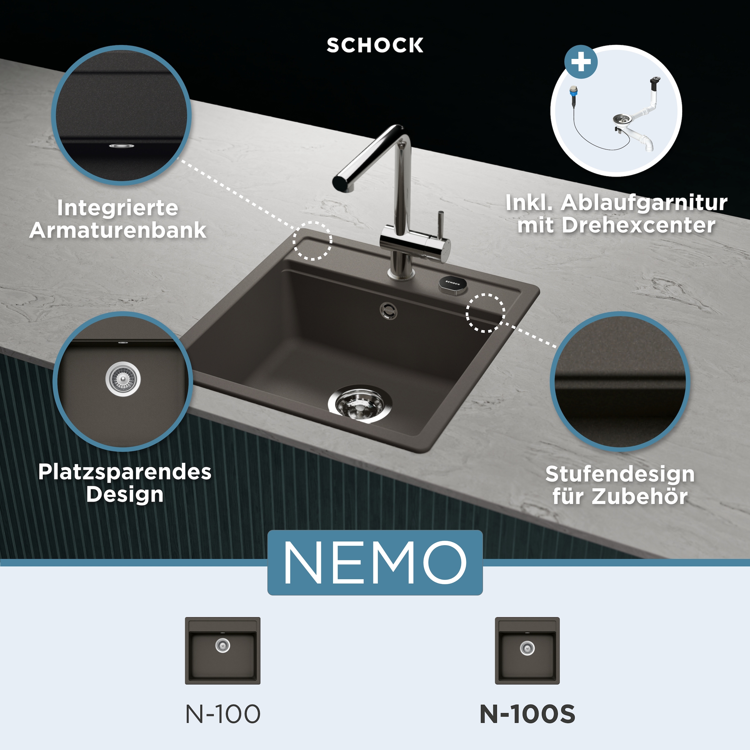 Schock Granitspüle »Oslo«