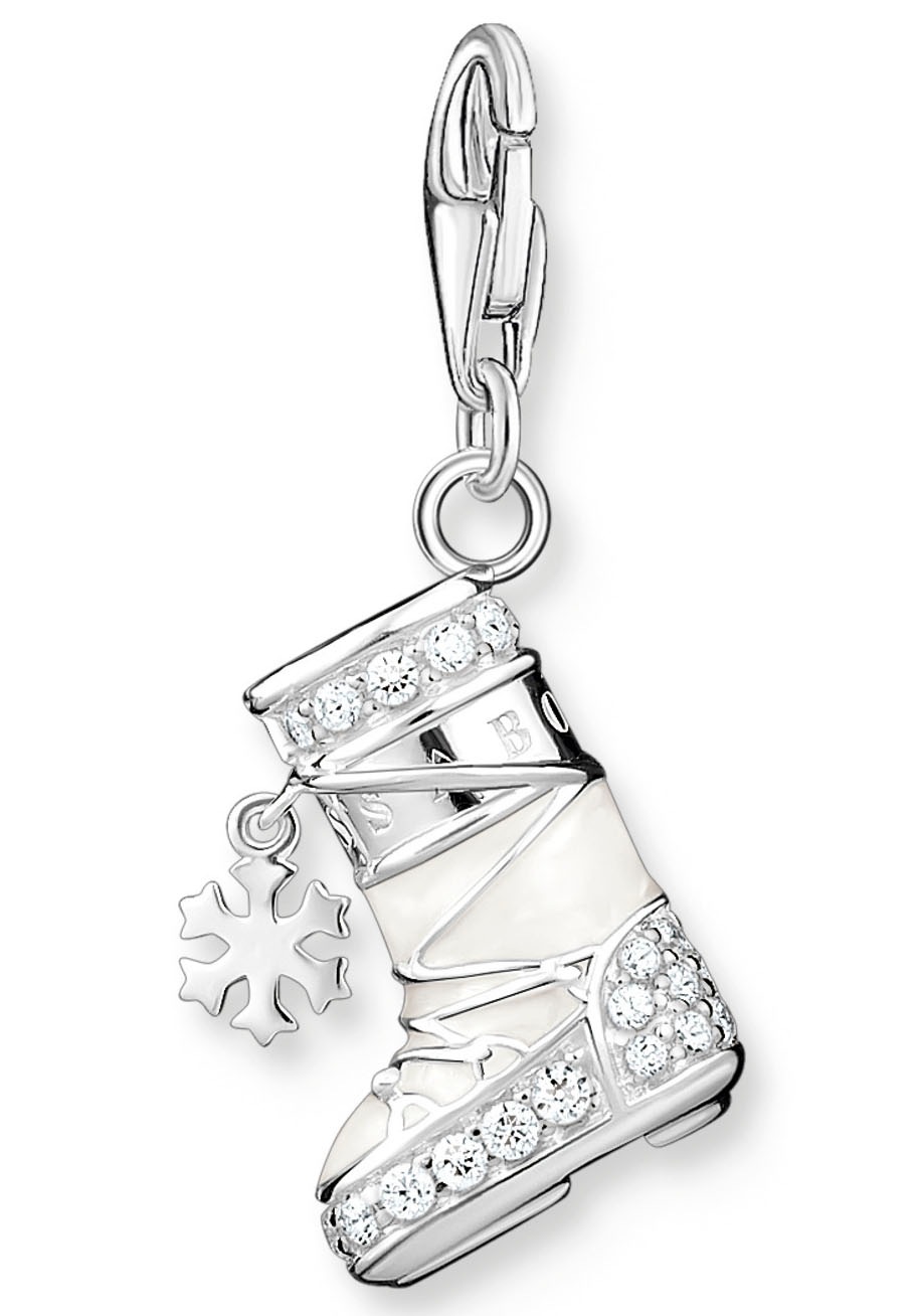 THOMAS SABO Charm-Einhänger »Schneeschuh, 1904-041-14«, mit Zirkonia (synth.)