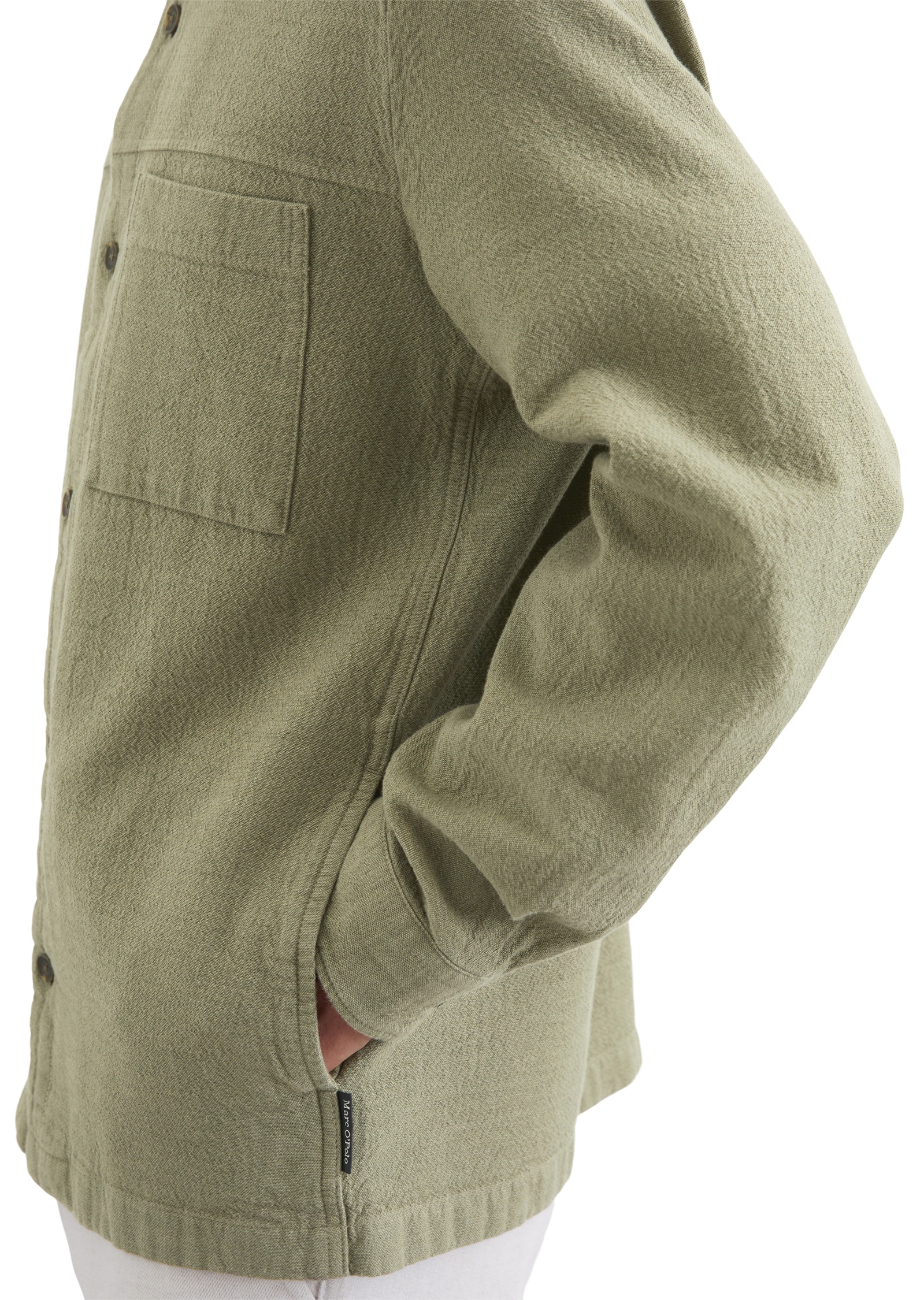 Marc O'Polo Hemdjacke, Lebendige Crinkle-Struktur
