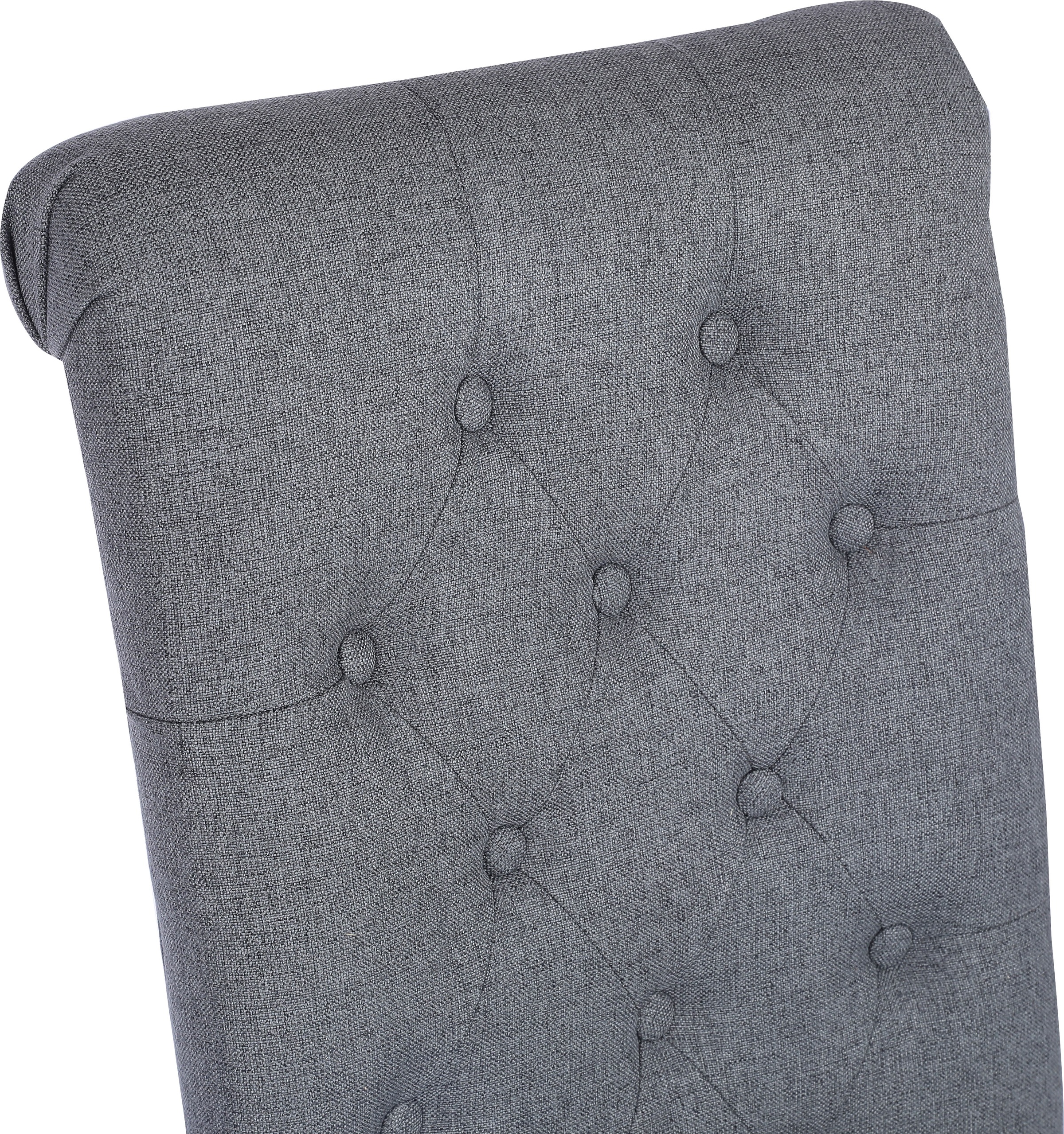 Home affaire Esszimmerstuhl »Liao, 2er-Set«, (Set), pflegeleichter Webstoff Bezug, Knopfheftung, Sitzhöhe ca. 51 cm