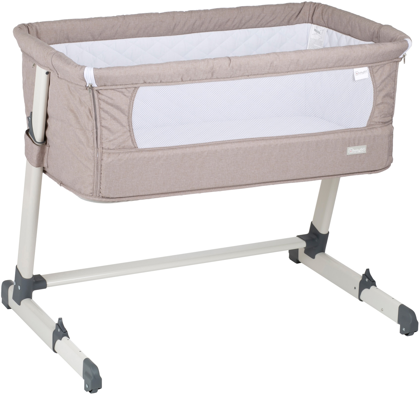 BabyGo Beistellbett »Together, beige«, faltbar günstig online kaufen