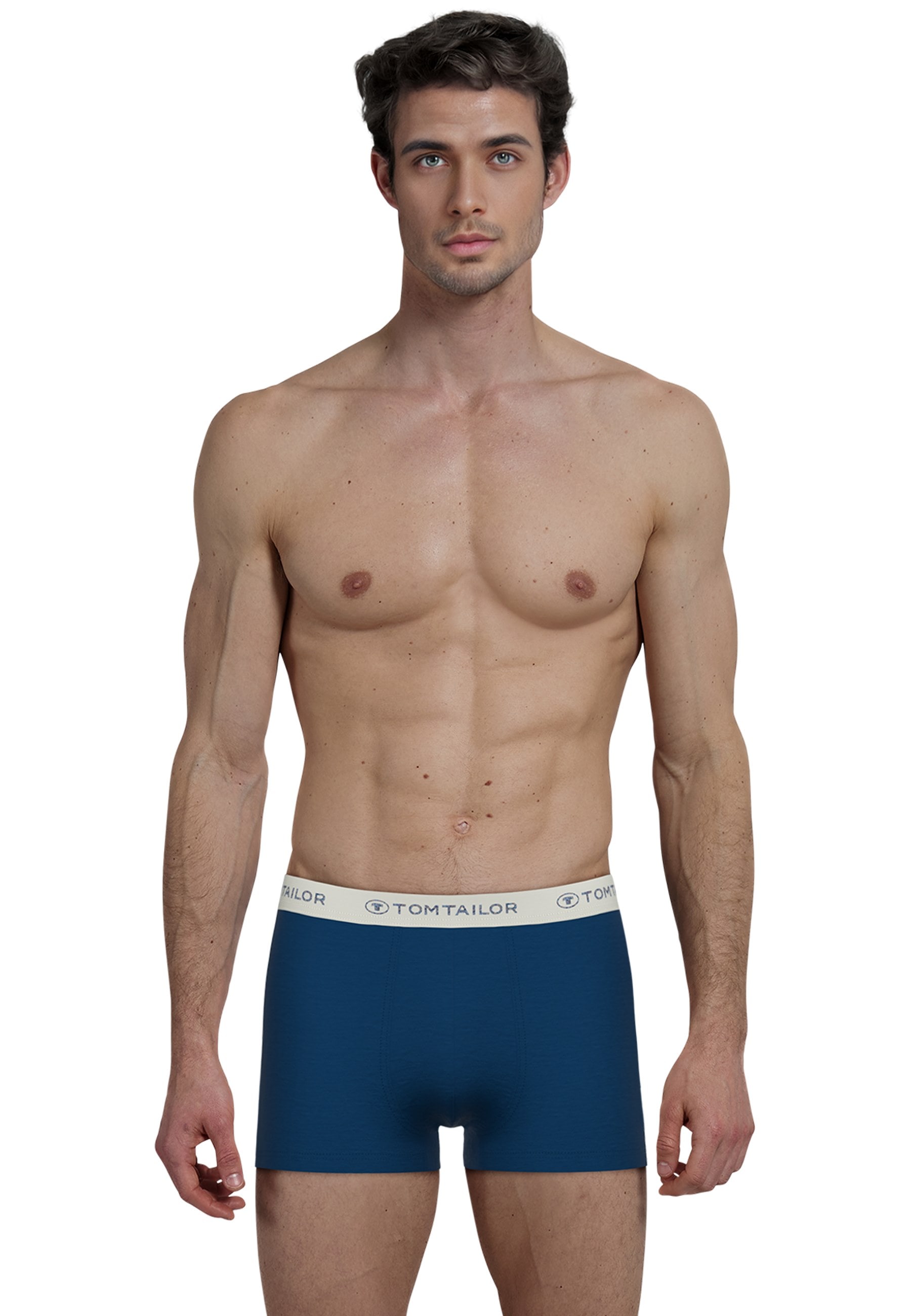 TOM TAILOR Boxershorts »Longford«, (2 St.), mit flachen Nähten