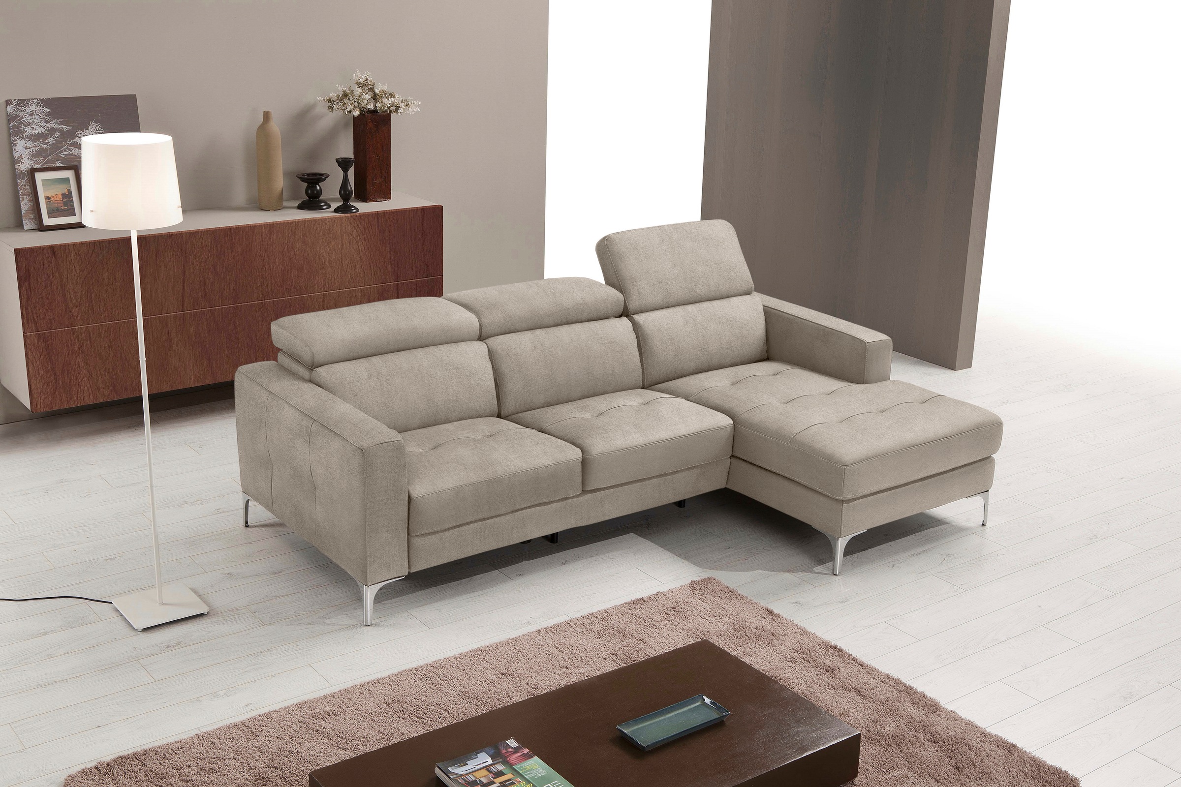 Egoitaliano Ecksofa »Matt, erstklassiger Sitzkomfort, aufwendige Detailvera günstig online kaufen