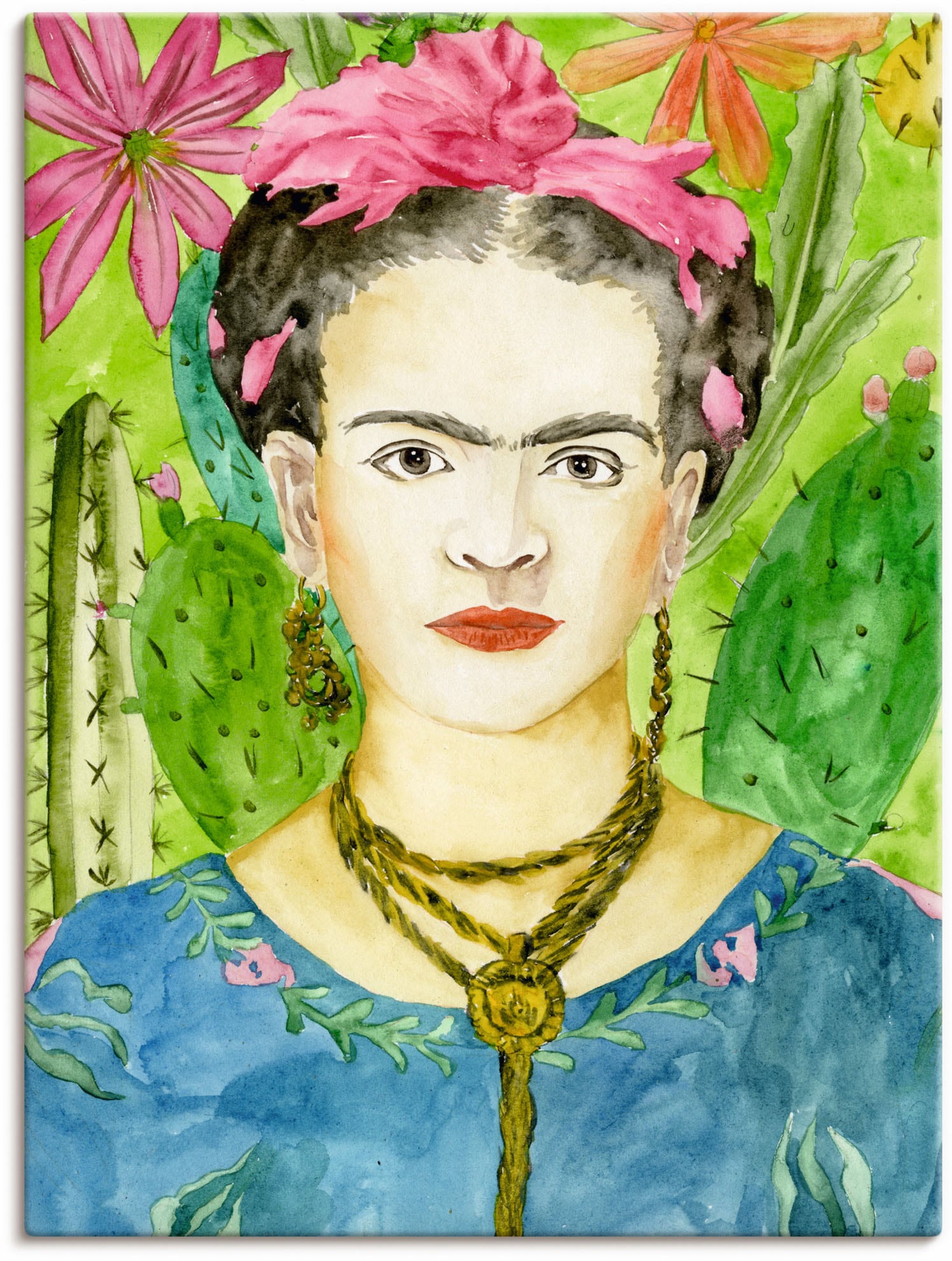 Artland Wandbild »Frida Kahlo II« Bilder von Frauen 1 Stk. tlg. als Alubild günstig online kaufen