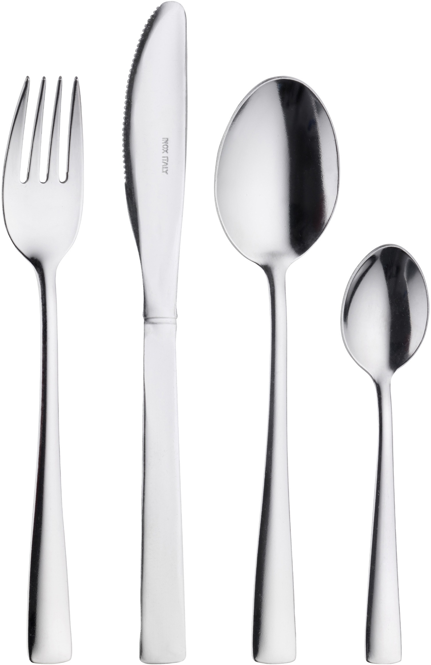 PINTINOX Besteck-Set »EASY« in moderner und zeitloser Formgebung chromfarben, silberfarben