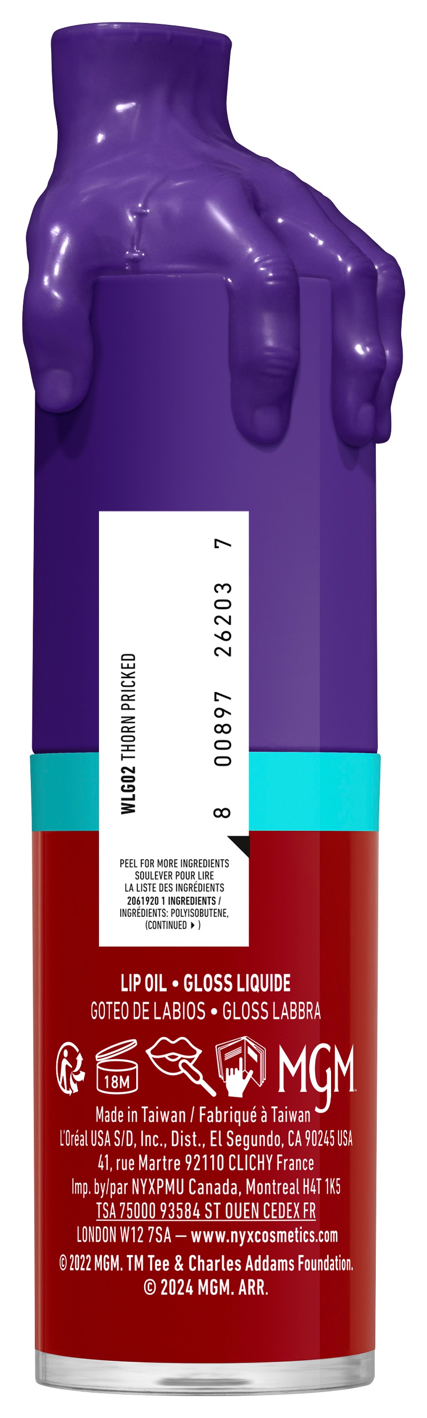 NYX Lipgloss »NYX Professional Makeup Wednesday Mystery Lip Oil«