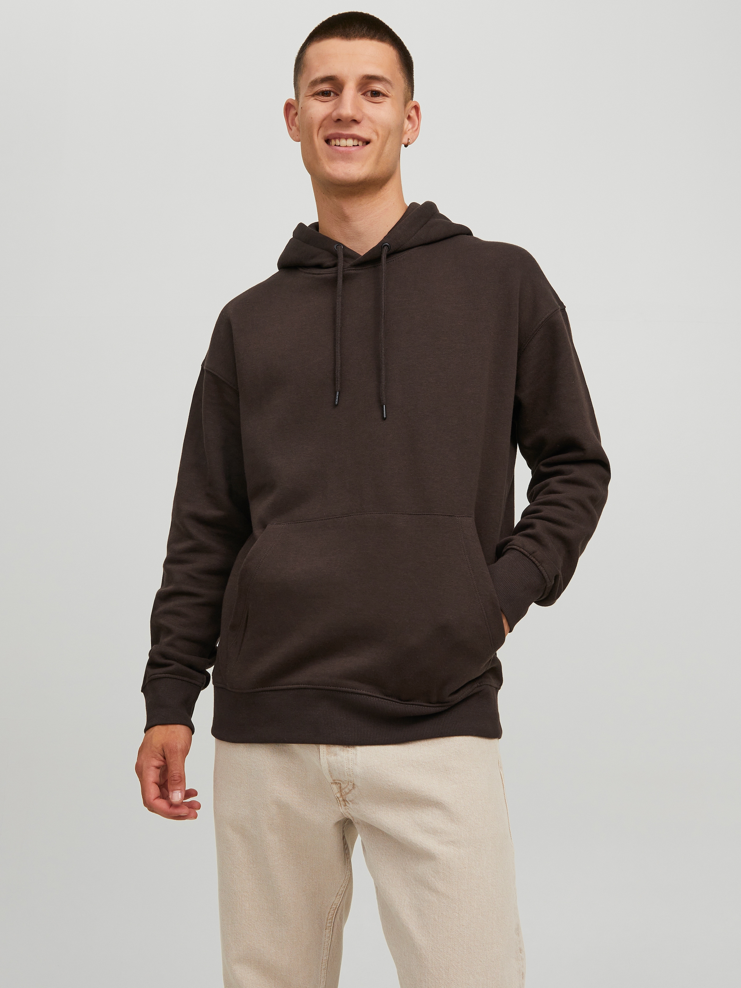 Jack & Jones Kapuzensweatshirt »JJESTAR BASIC SWEAT HOOD NOOS«, mit Rippbündchen
