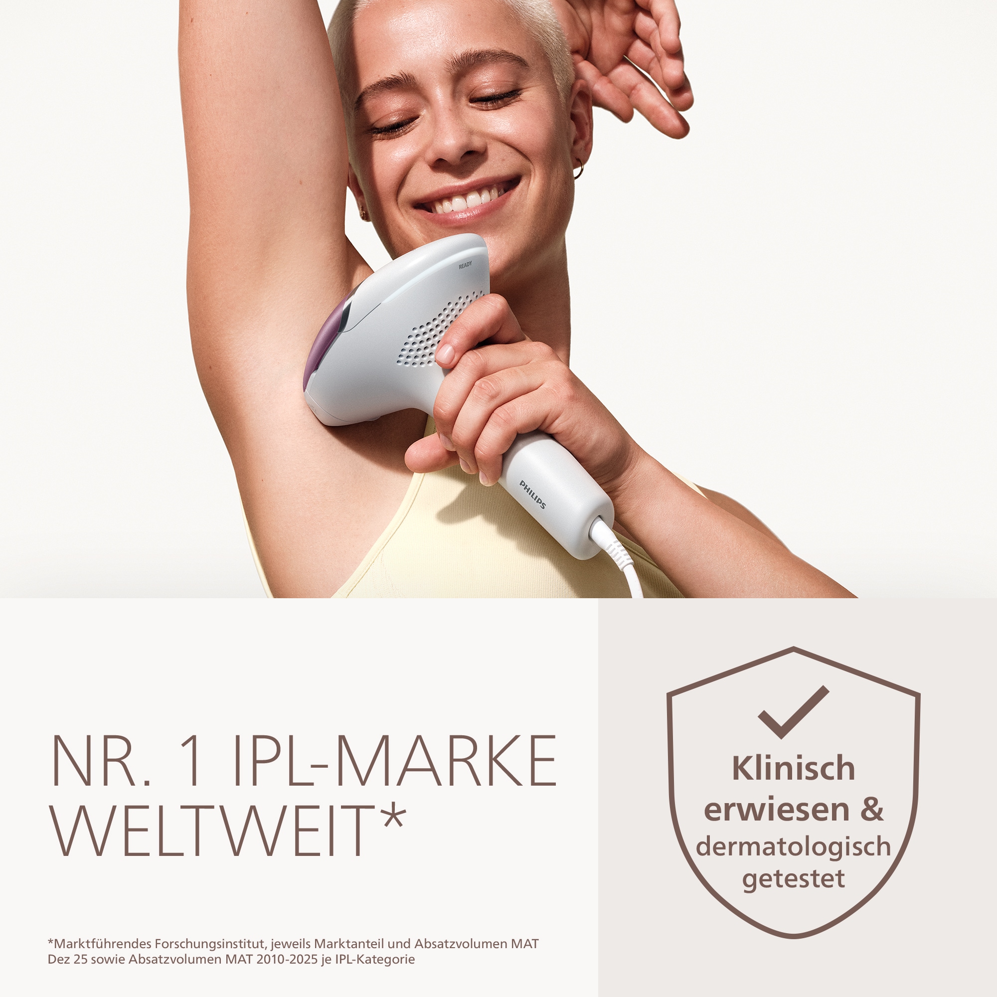 Philips IPL-Haarentferner »Das Philips Lumea Series 7000 BRI930/00, NEUHEIT« 1 Aufsatz (Körper)