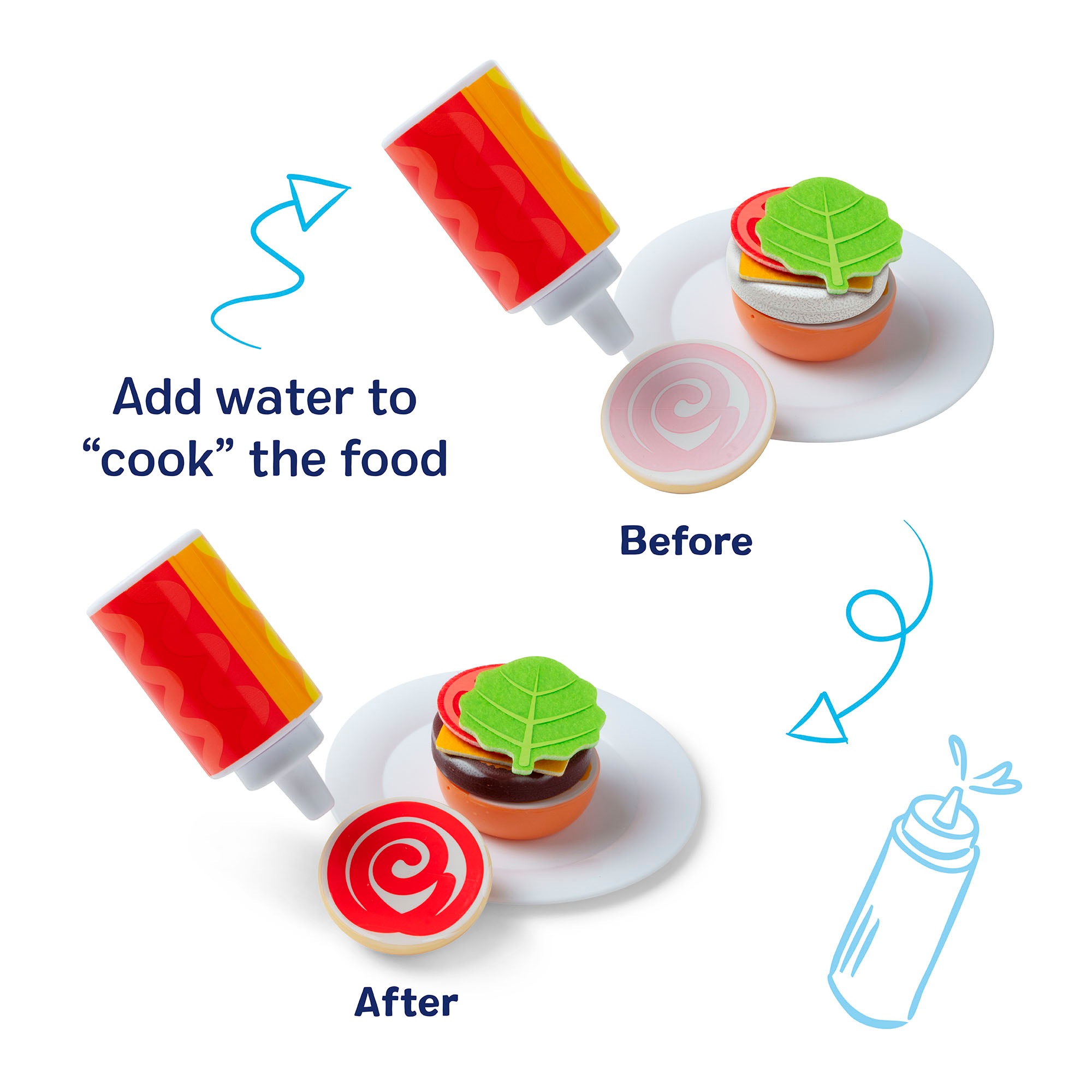 Spin Master Kinder-Grill »Melissa & Doug Water WOW Grill«, mit Farbwechseleffekt