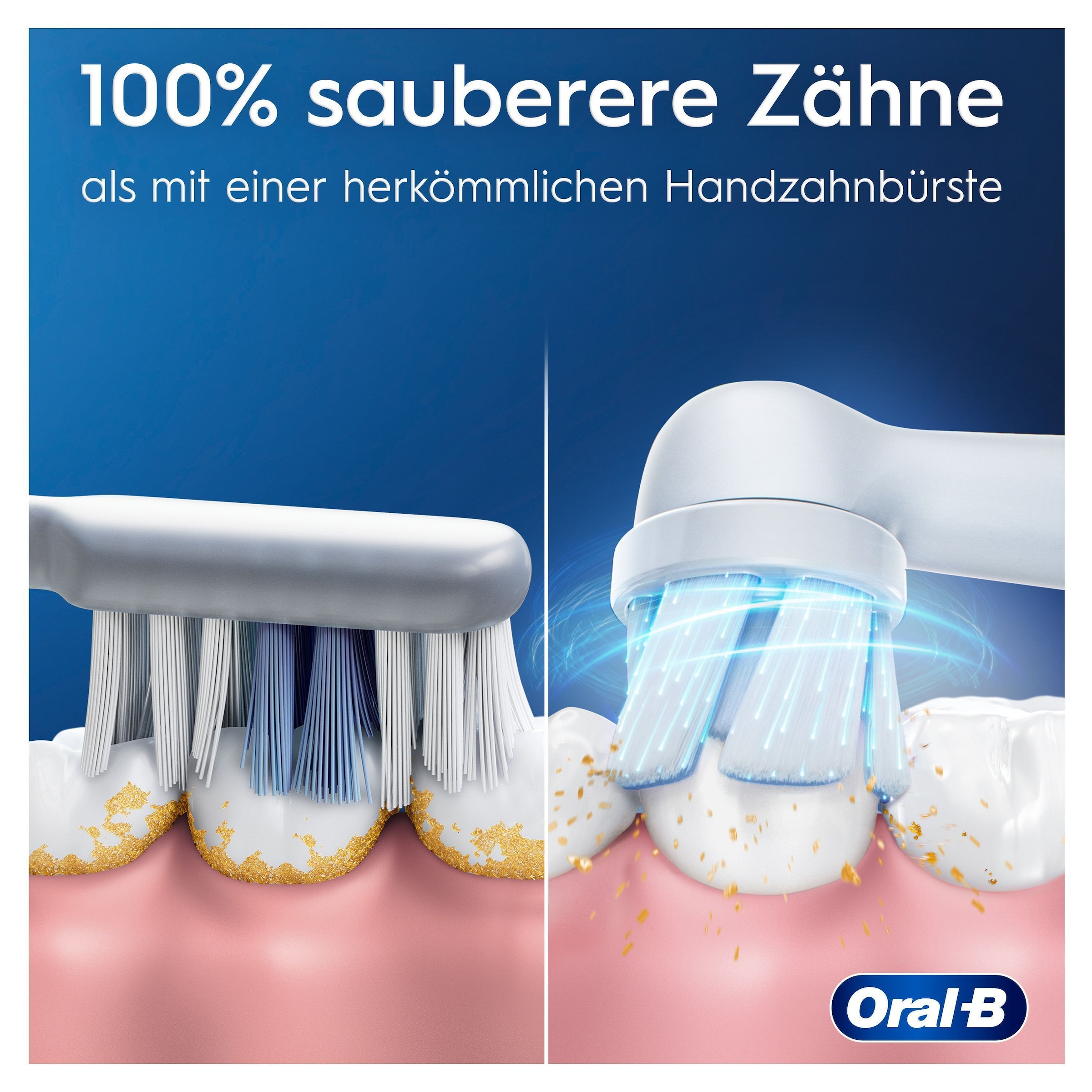 Oral-B Elektrische Zahnbürste »iO Series 2«, 1 St. Aufsteckbürsten, für die sanfte Reinigung, Reise-Etui, Aufsteckbürstenhalter
