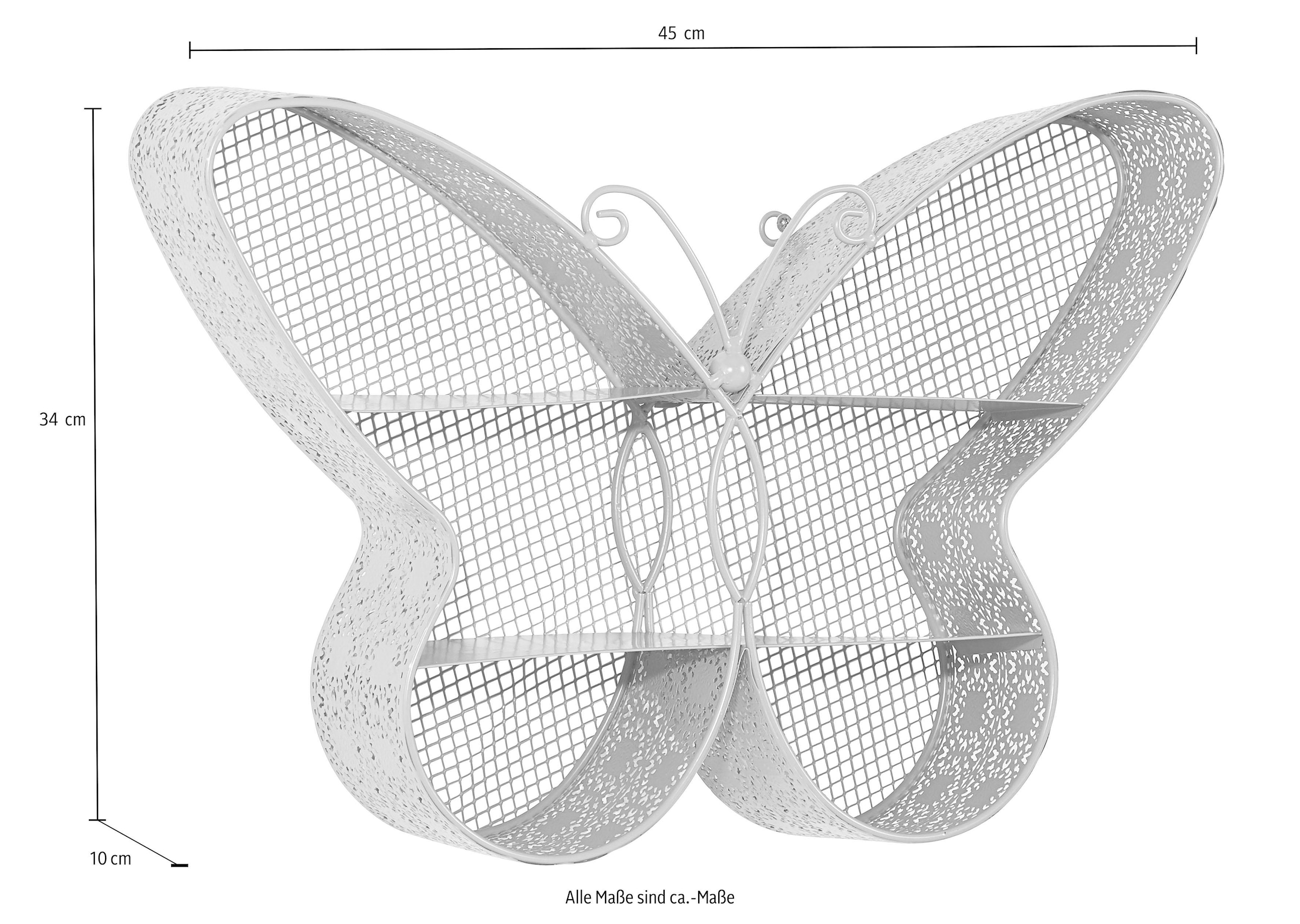 Wanddeko Deko-Wandregal online kaufen pajoma Dekoregal, »Schmetterling«,