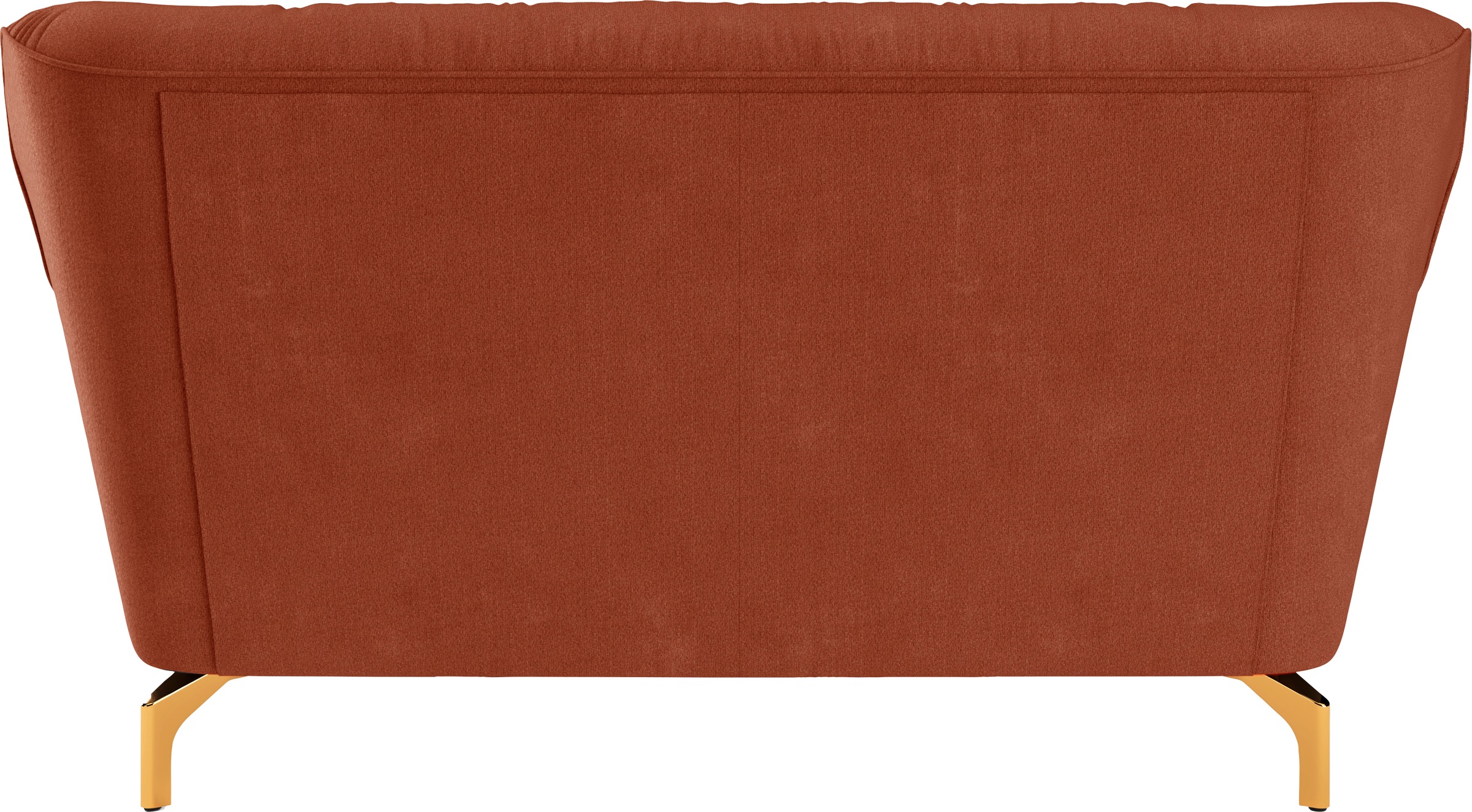 sit&more Polstergarnitur »Orient 3«, (2 tlg.), inkl. 4 Zierkissen mit Strass-Stein, goldfarbene Metallfüße