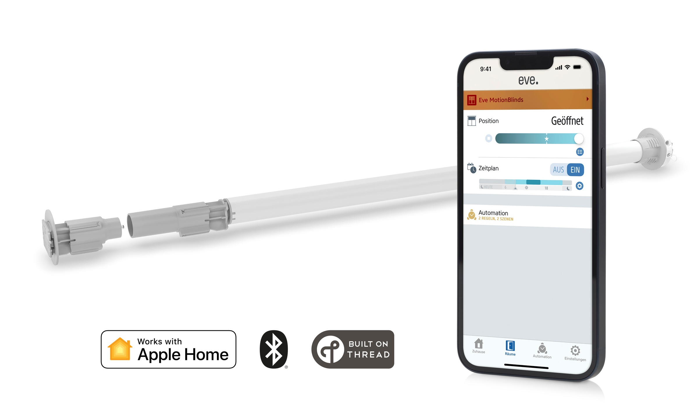 EVE Smart-Home-Station »MotionBlinds Upgrade Kit für Rollos«, (Packung)