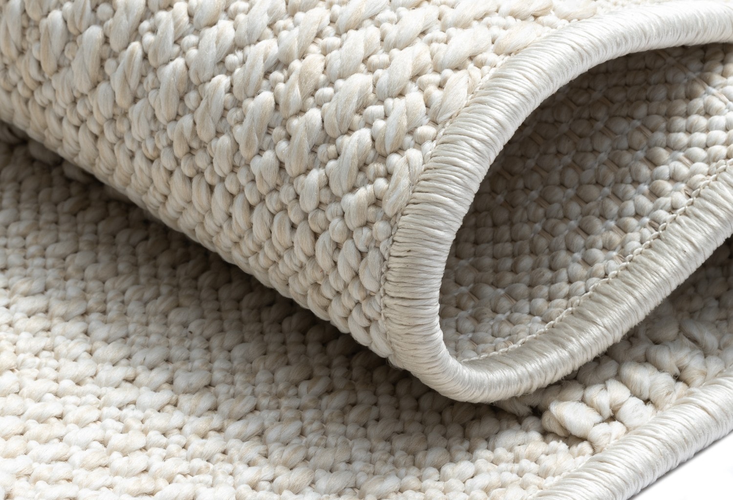 Myflair Möbel & Accessoires Teppich »Silly Lagerräumung«, rechteckig, 8 mm Höhe, Uni Farben, Hoch-Tief Effekt, Outdoor geeignet, Balkon, Terrasse