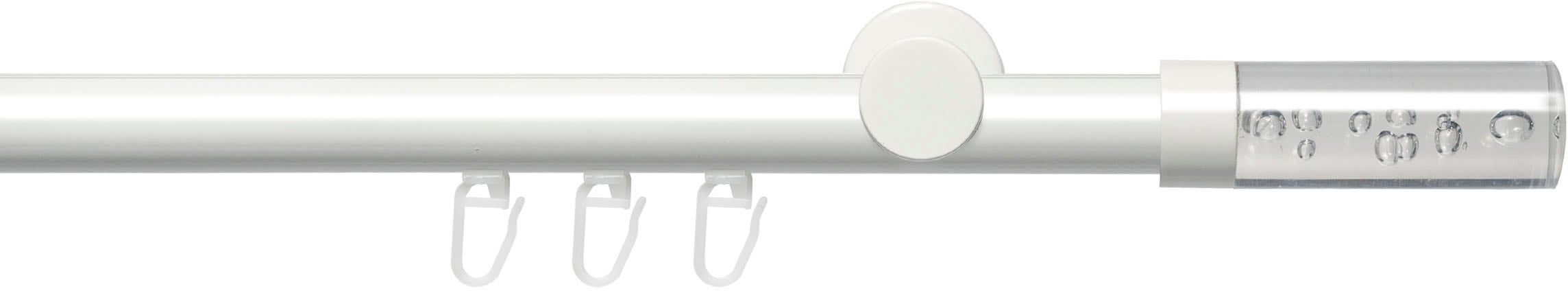 Liedeco Gardinenstange »Innenlaufgarnitur 20 mm Power Zylinder Acryl« Ø 2 m günstig online kaufen