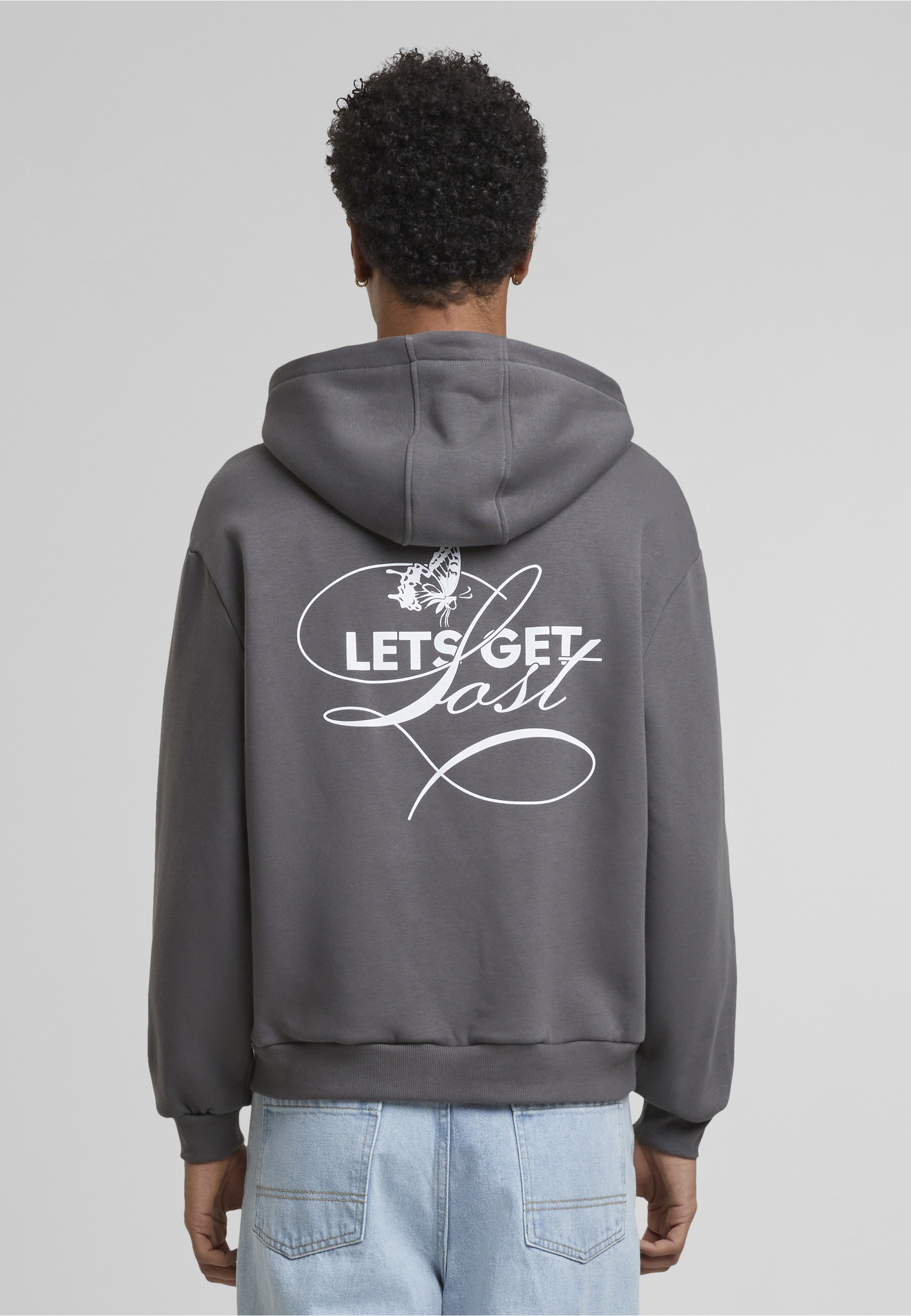 Upscale by Mister Tee Kapuzenpullover »Upscale by Mister Tee Let‘s Get Lost Fluffy Zip Hoody« 1 tlg.