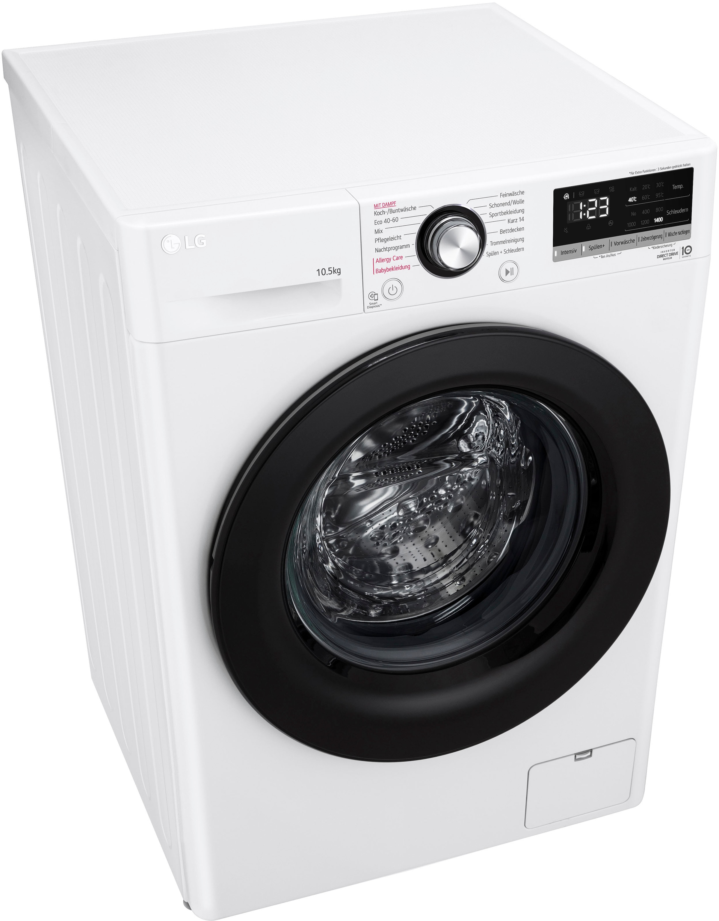 LG Waschmaschine »F4WV40X5«, F4WV40X5, 10,5 kg, 1400 U/min